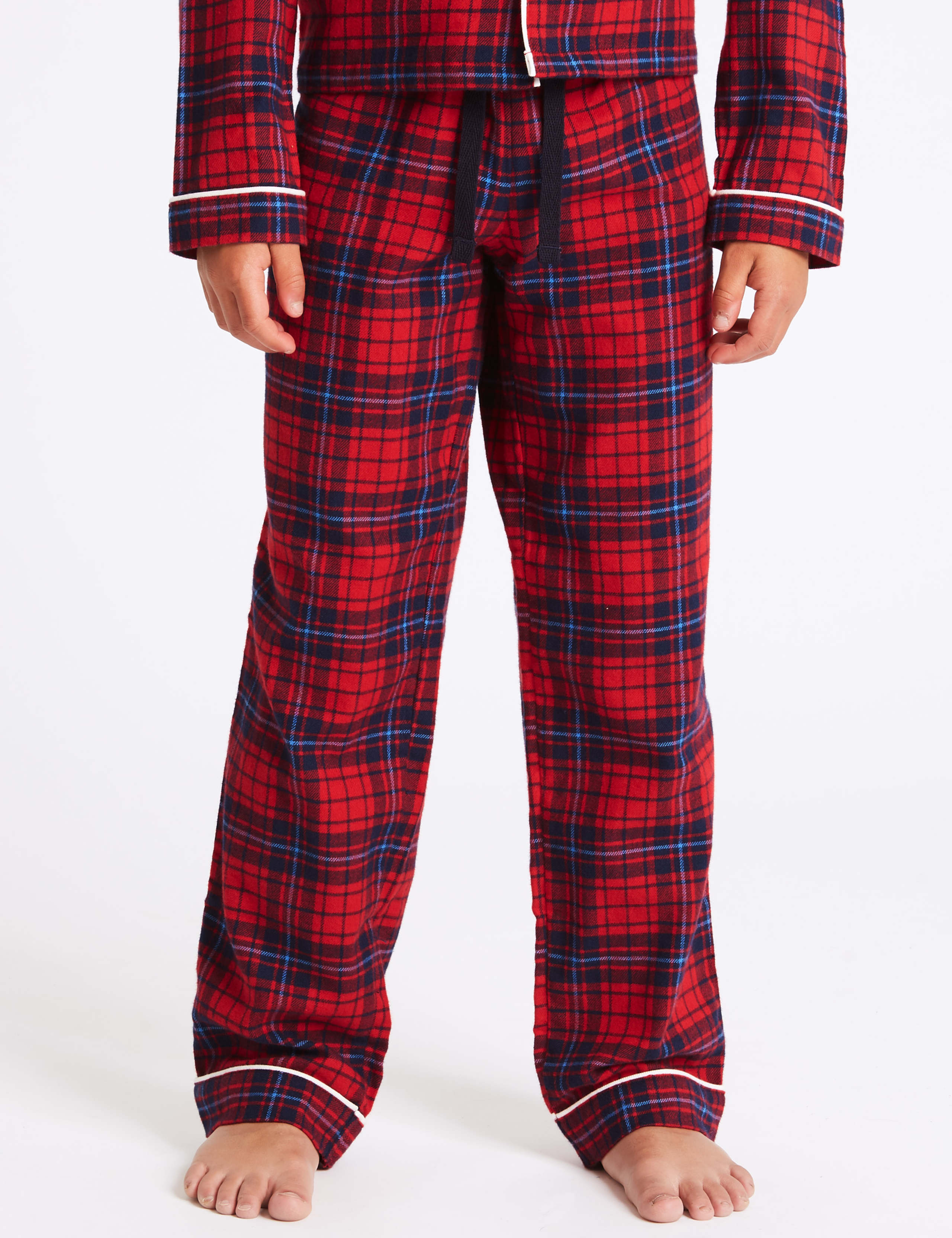 Pure Cotton Checked Pyjamas (1-16 Years) 4 of 7