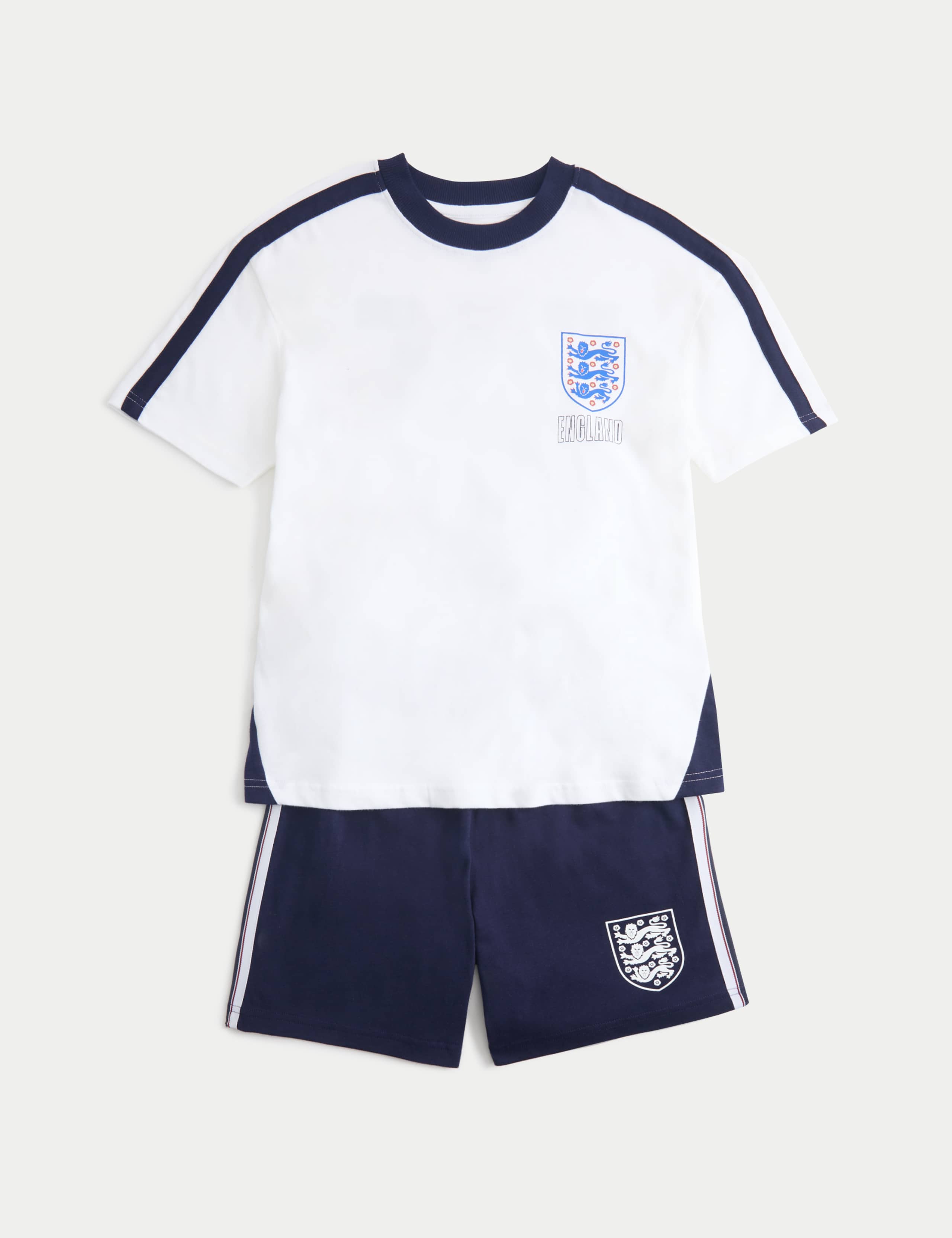 Pure Cotton M&S X ENGLAND Pyjamas (6-16 Yrs) 1 of 2