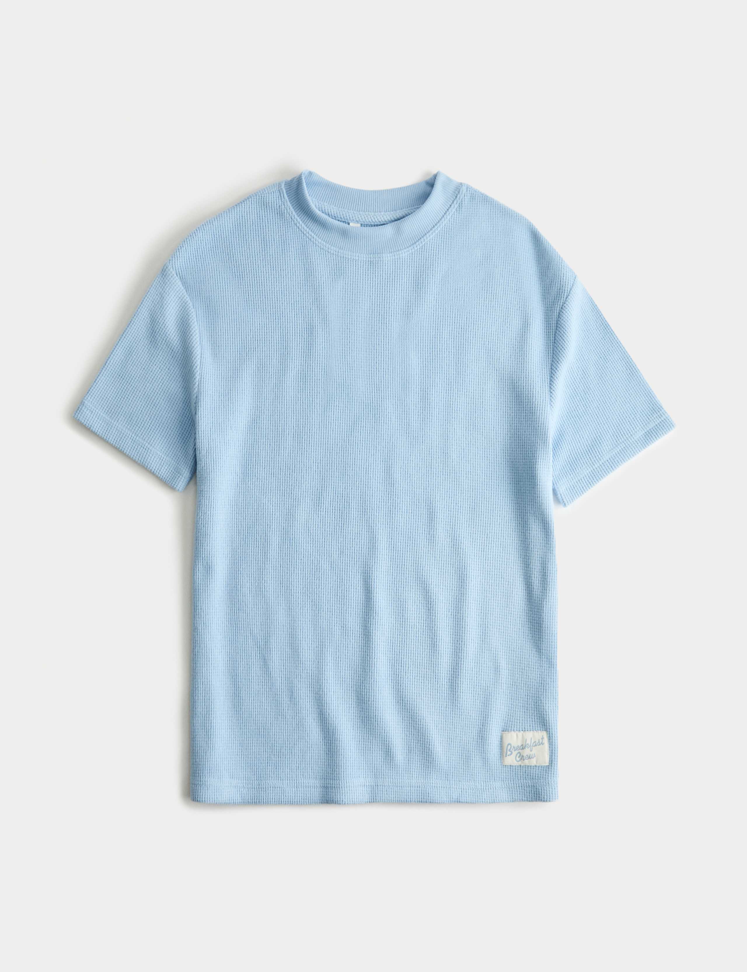 Blue Waffle Pyjama Top (1-16 Yrs) 1 of 1