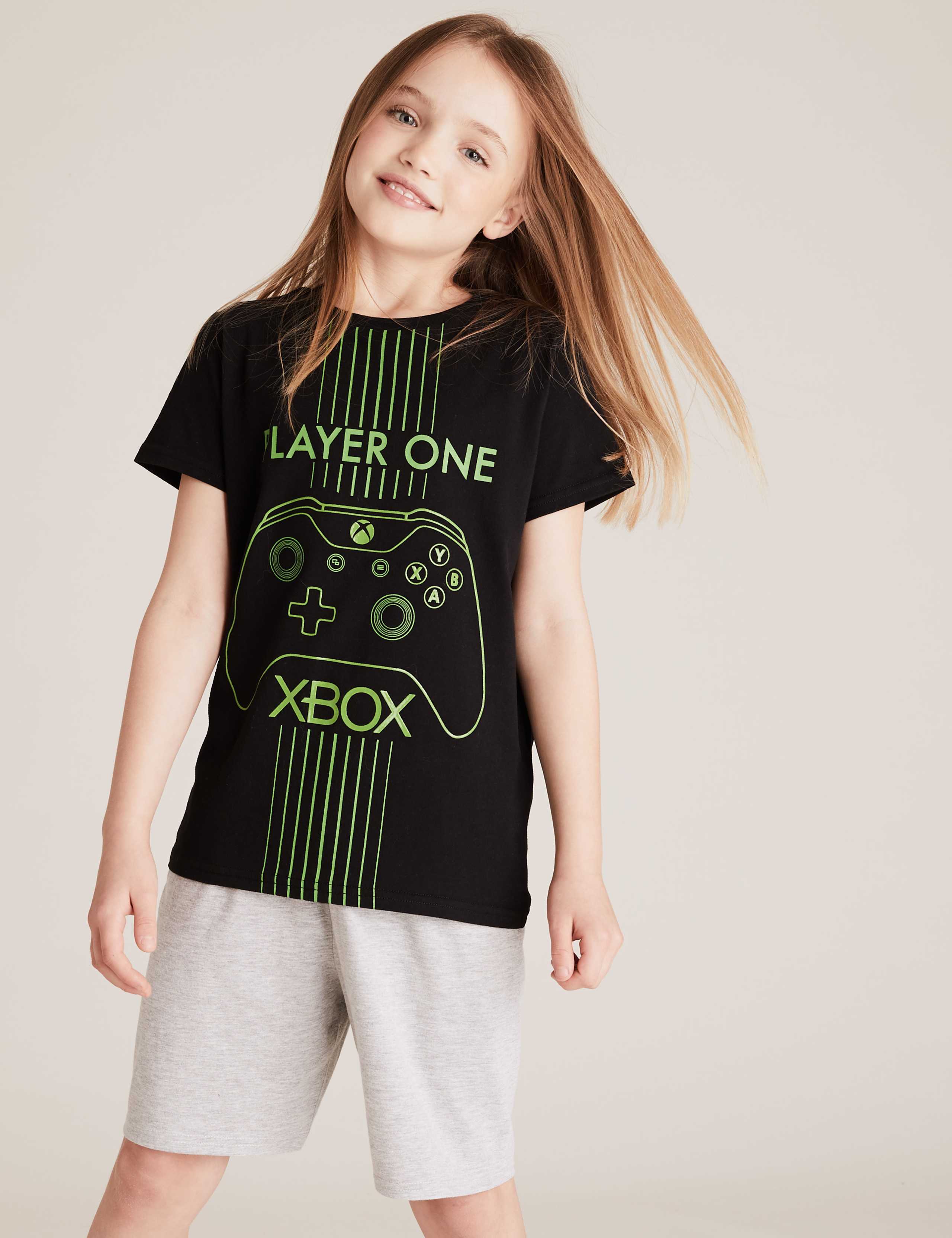 Cotton Xbox™ Short Pyjama Set (6-16 Yrs) 1 of 4
