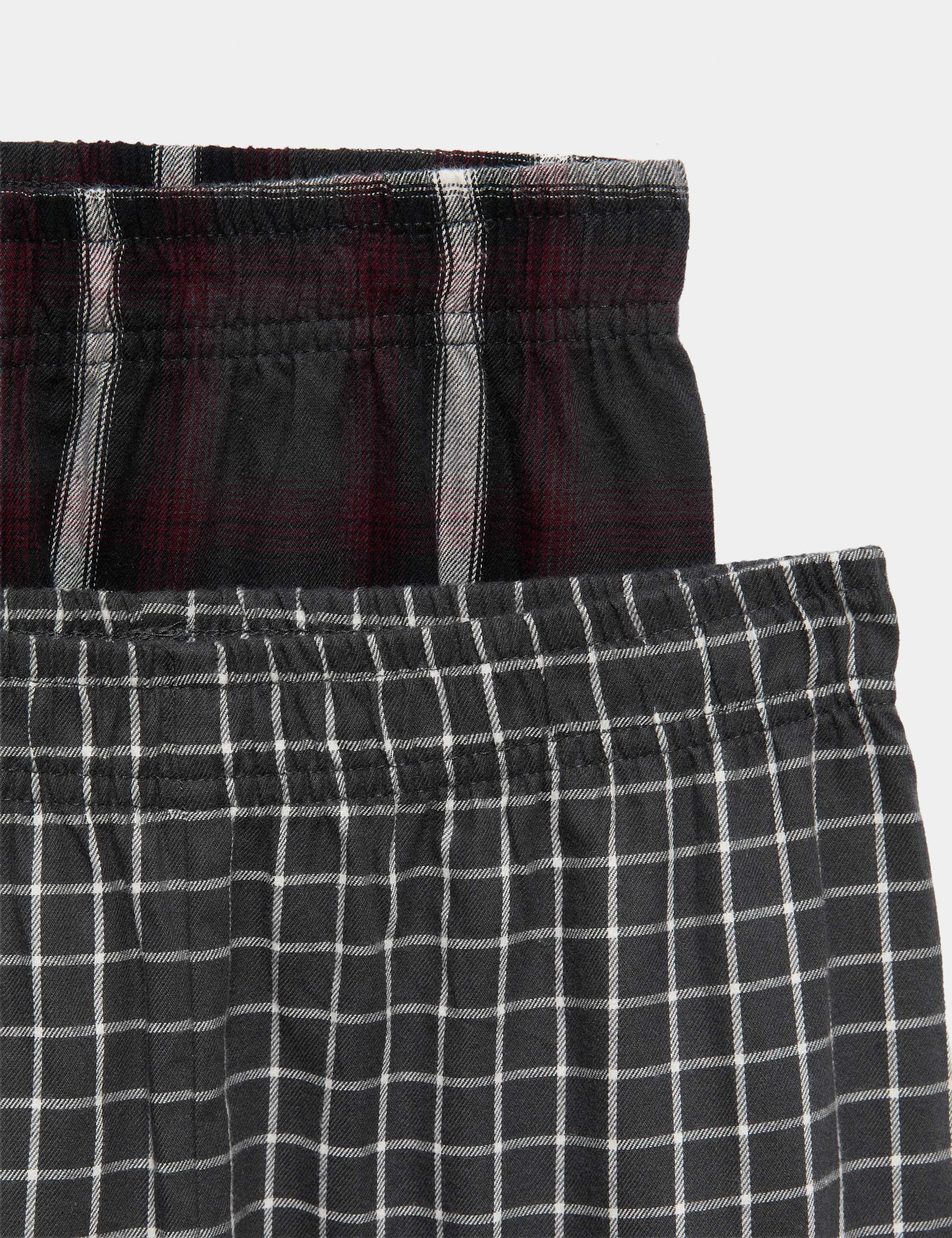 2 Pack Pure Cotton Checked Pyjama Sets (6-16 Yrs) 3 of 3
