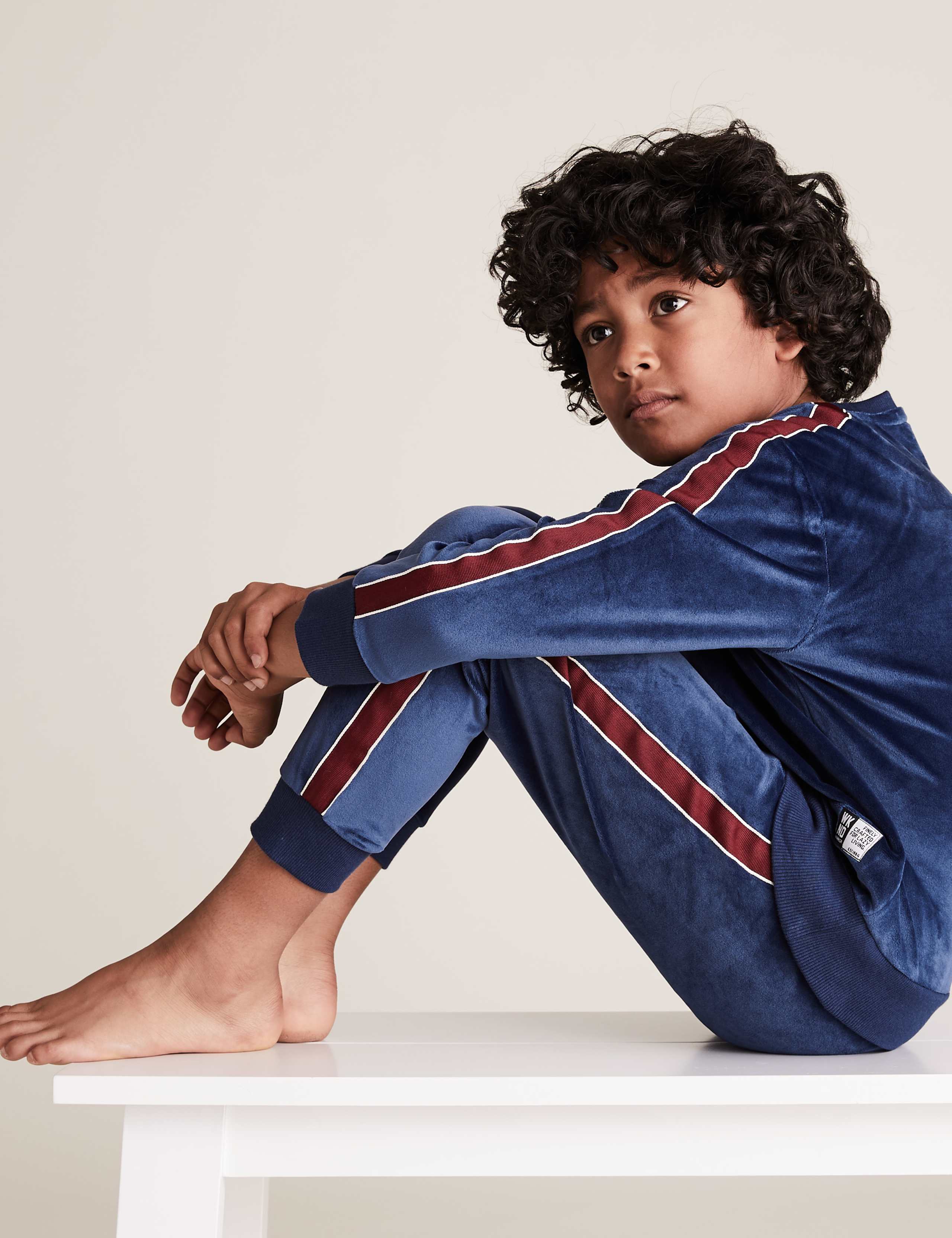 Velour Lounge Pyjama Set (6-16 Yrs) 1 of 5