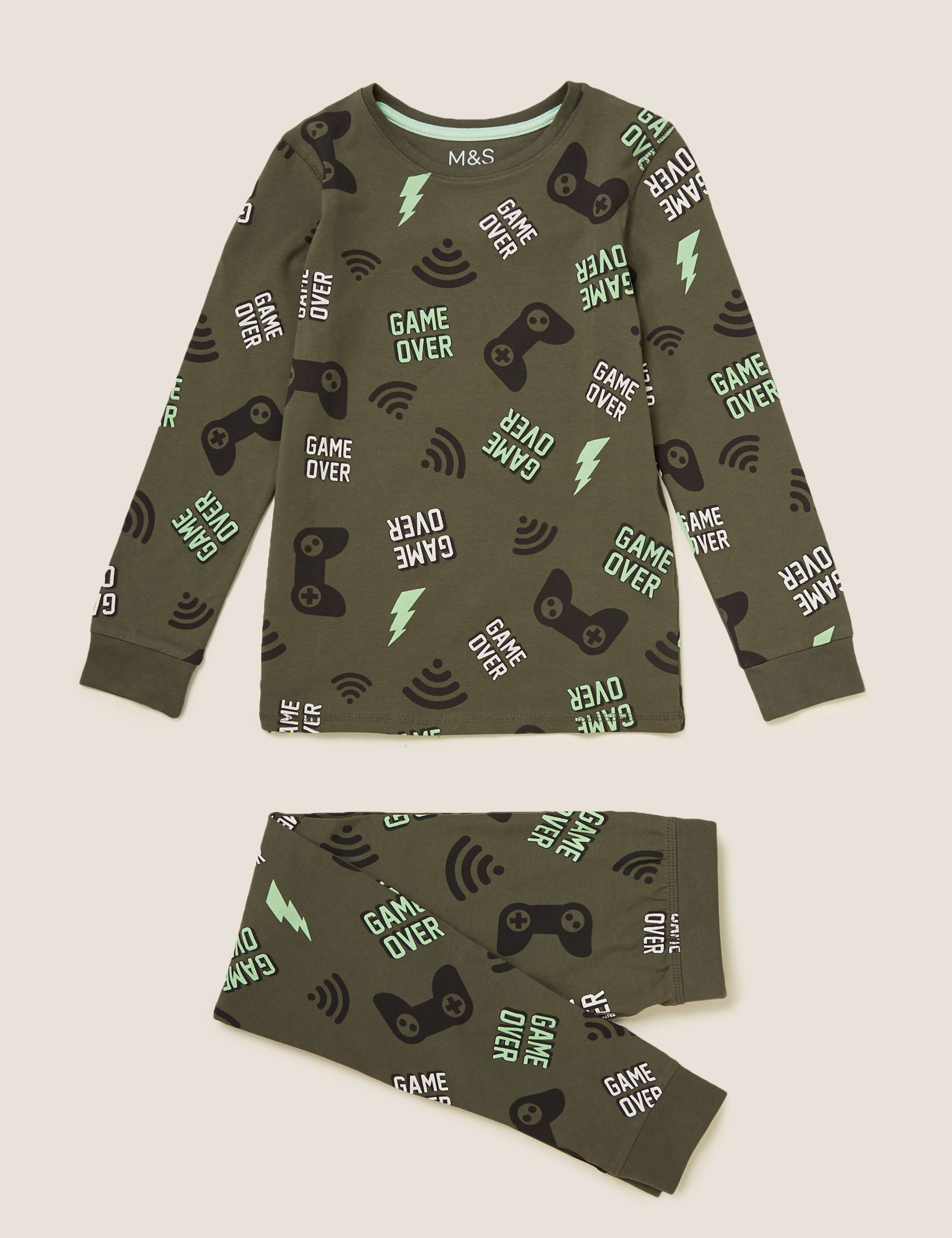 Cotton Gaming Pyjama Set (7-16 Yrs) 2 of 4
