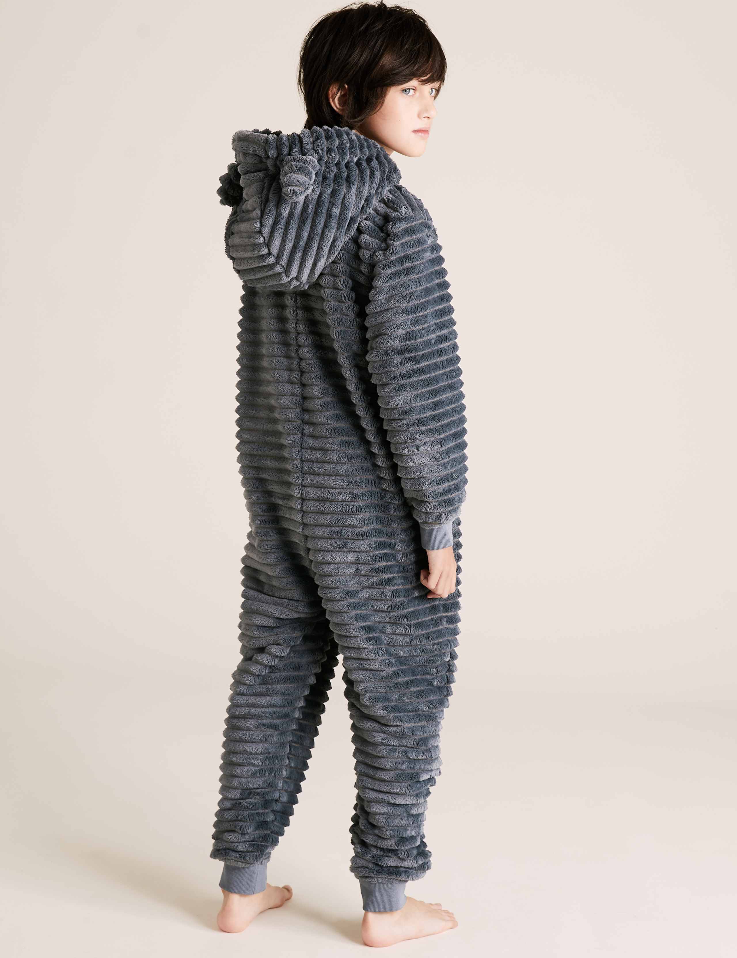 Fleece Hooded Onesie (6-16 Years) 3 of 4