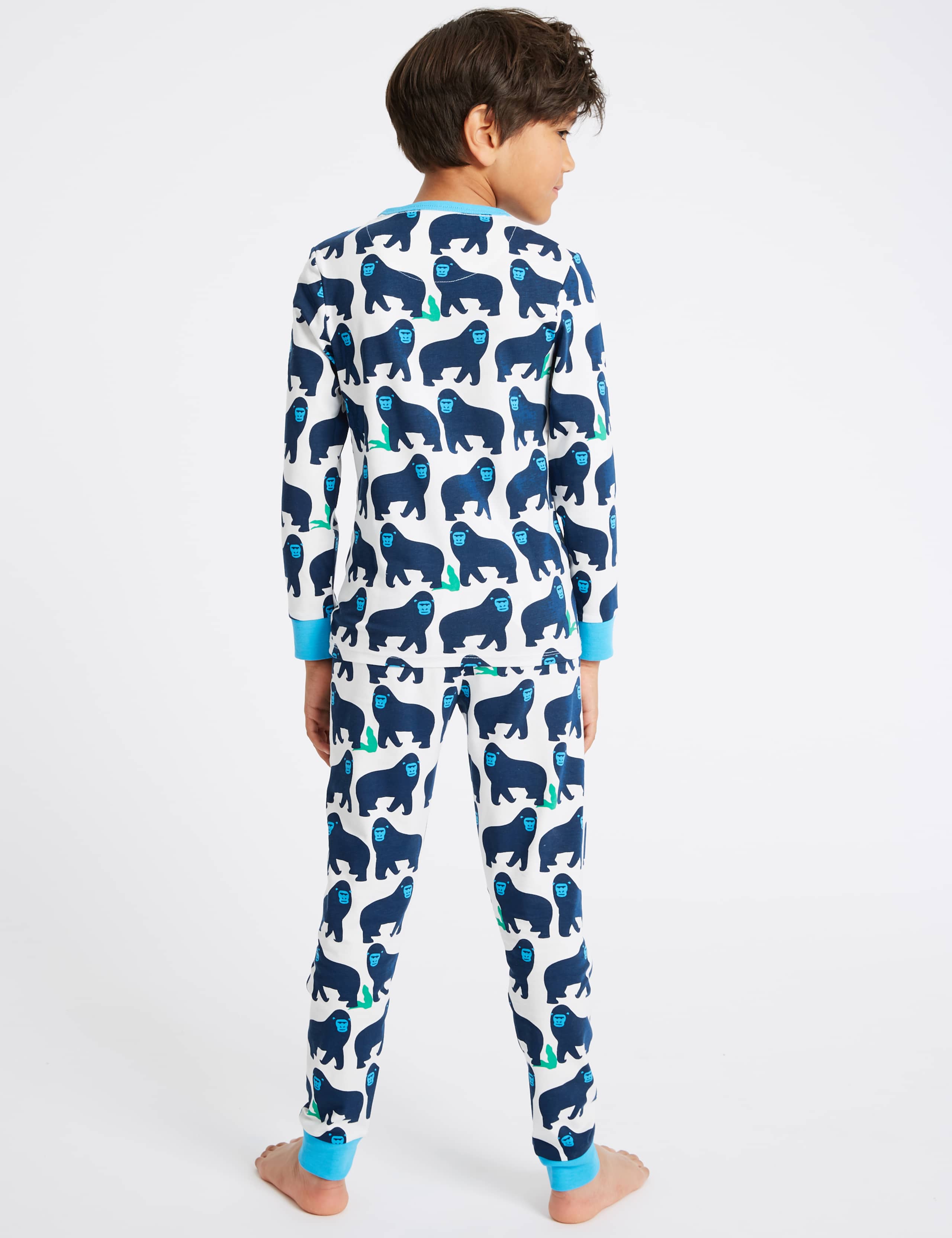 Printed Pyjamas with Stretch (3-16 Years) 2 of 3