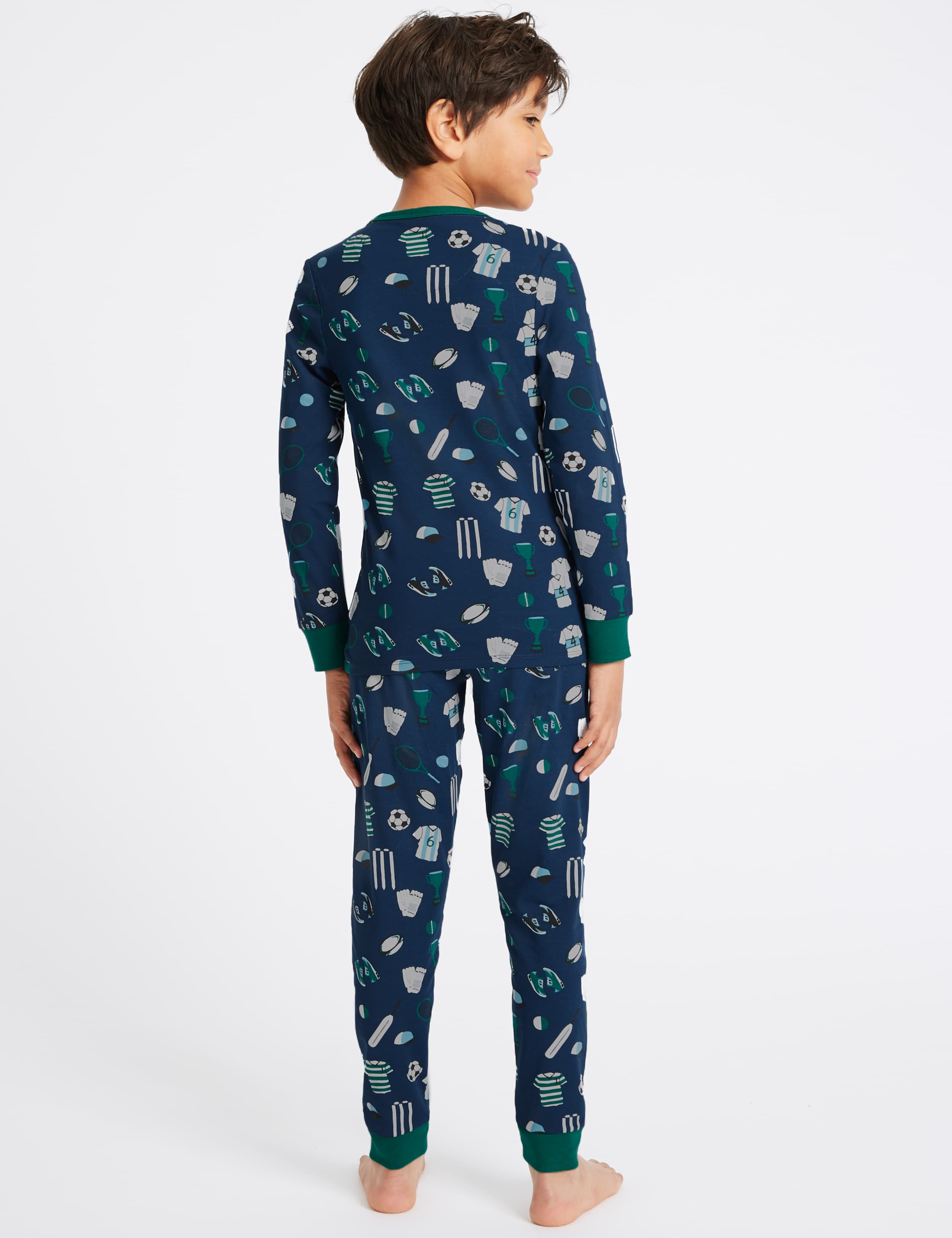 Printed Pyjamas with Stretch (3-16 Years) 3 of 4