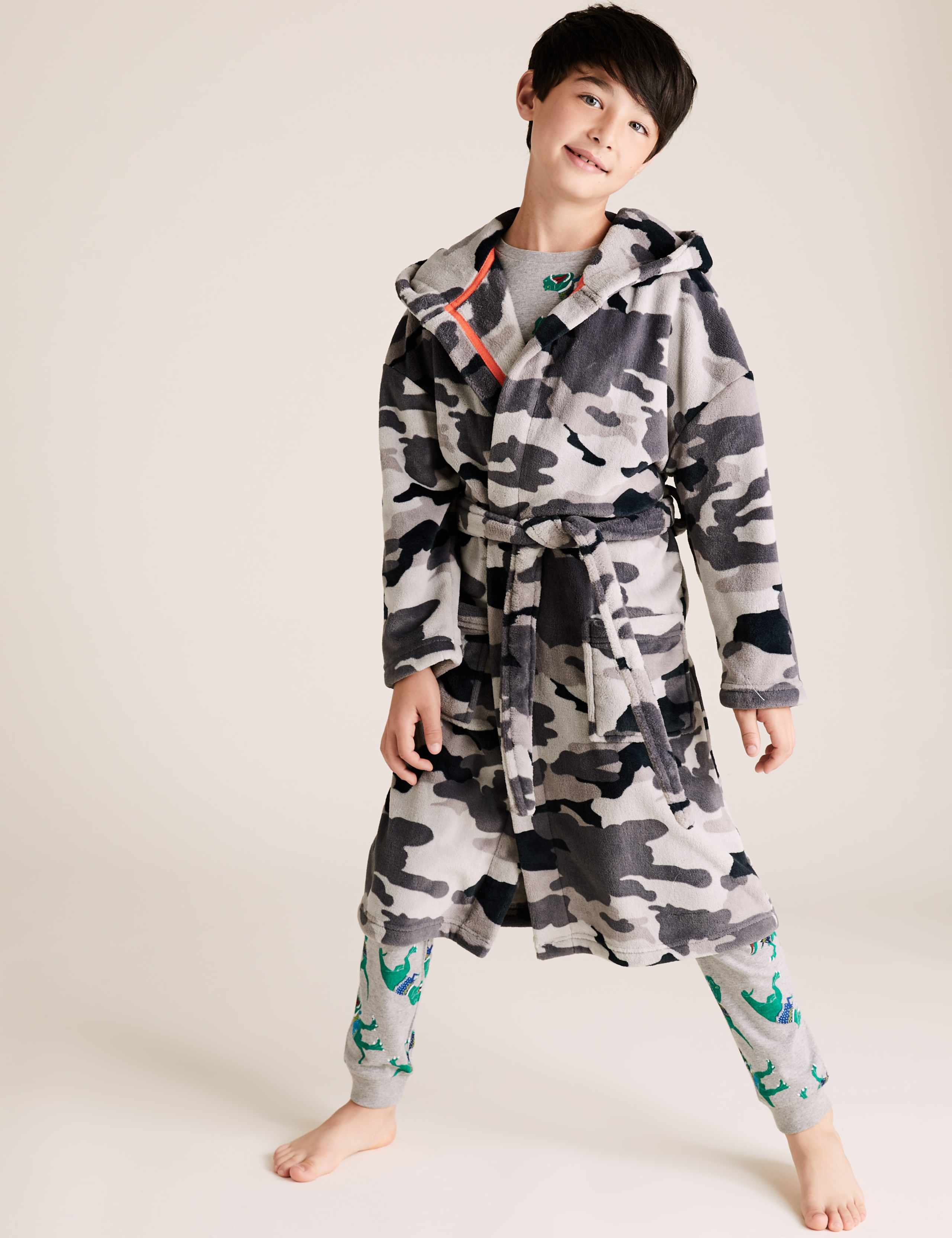 Fleece Camouflage Dressing Gown (6-16 Yrs) 3 of 4