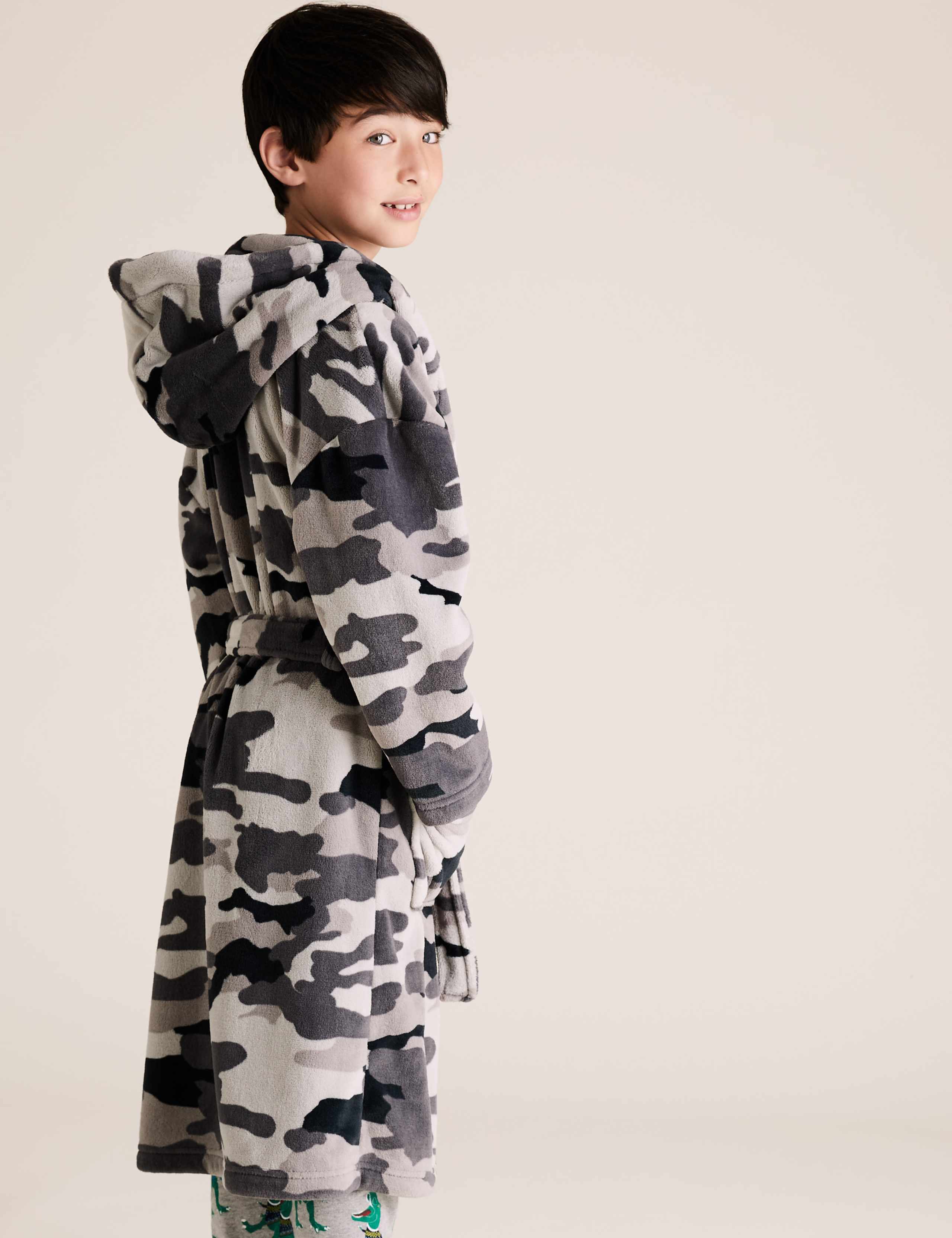 Fleece Camouflage Dressing Gown (6-16 Yrs) 4 of 4