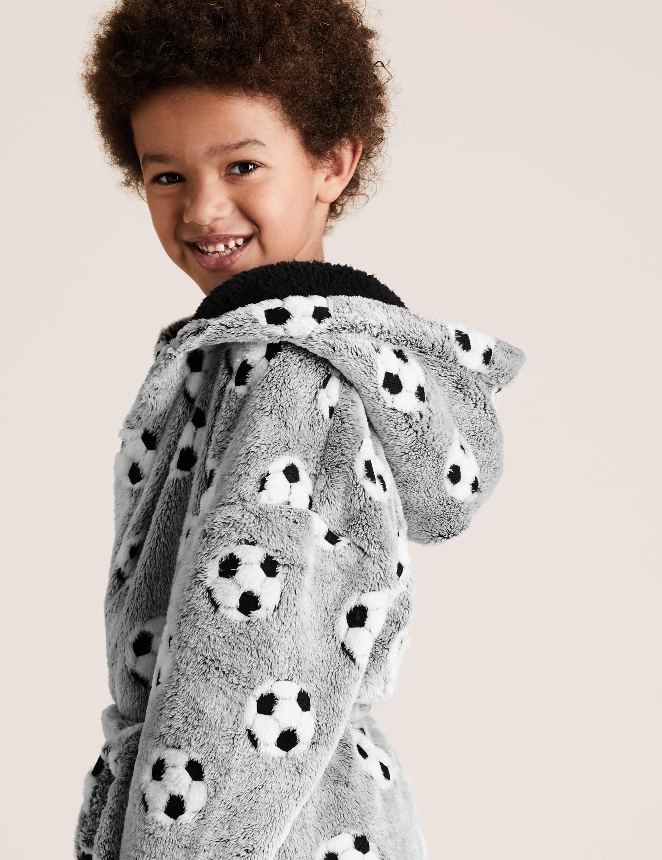 Fleece Football Dressing Gown (6-16 Yrs) 3 of 4
