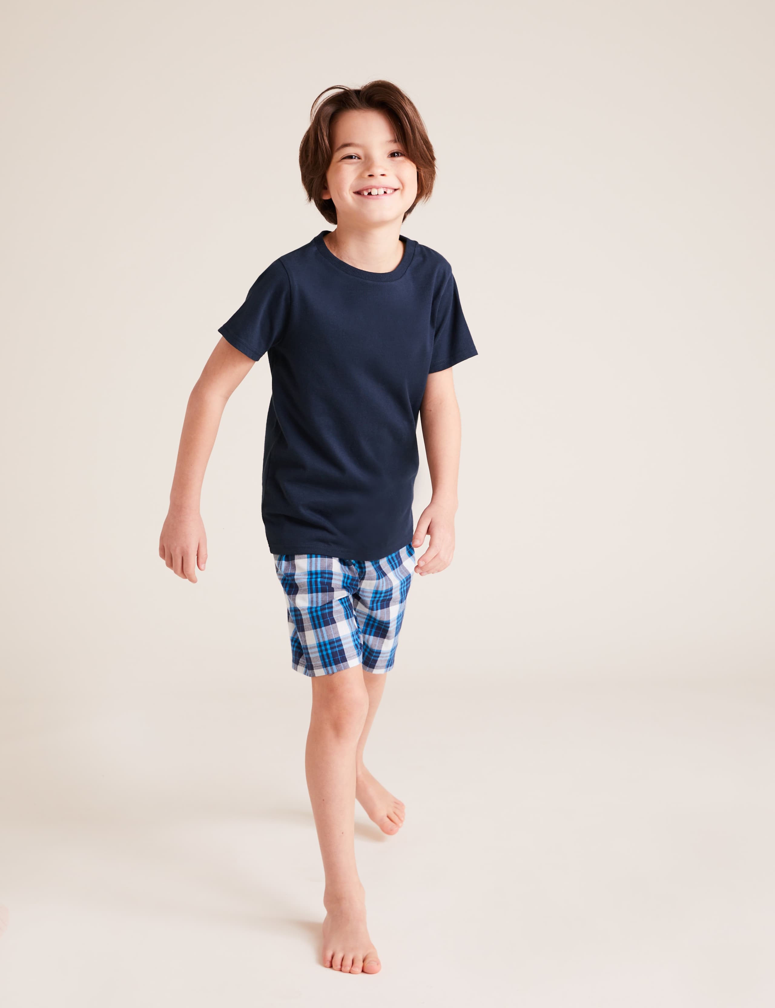 2pk Pure Cotton Short Pyjama Set (6-16 Yrs) 3 of 5
