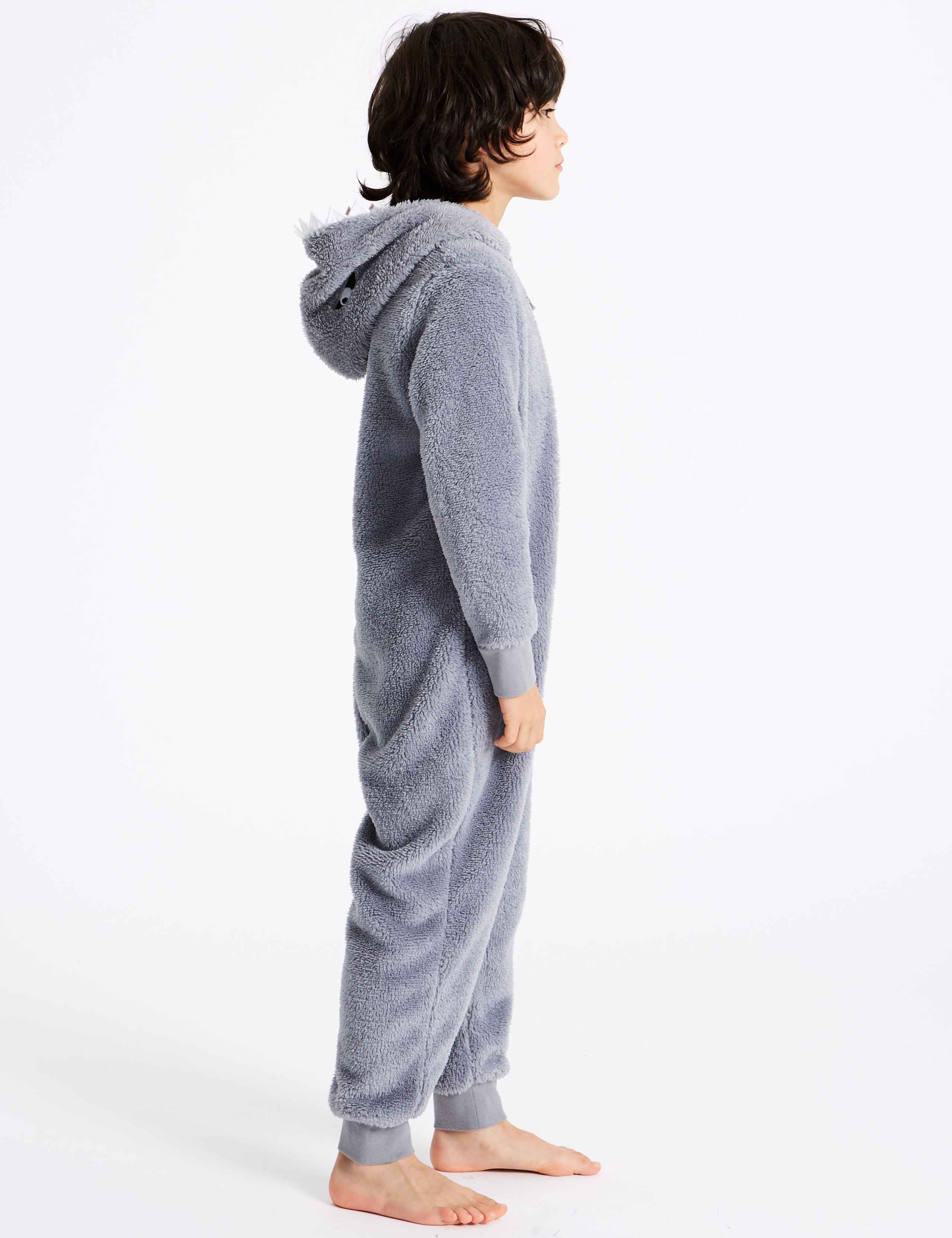 Hooded Shark Onesie (1-16 Years) 3 of 6