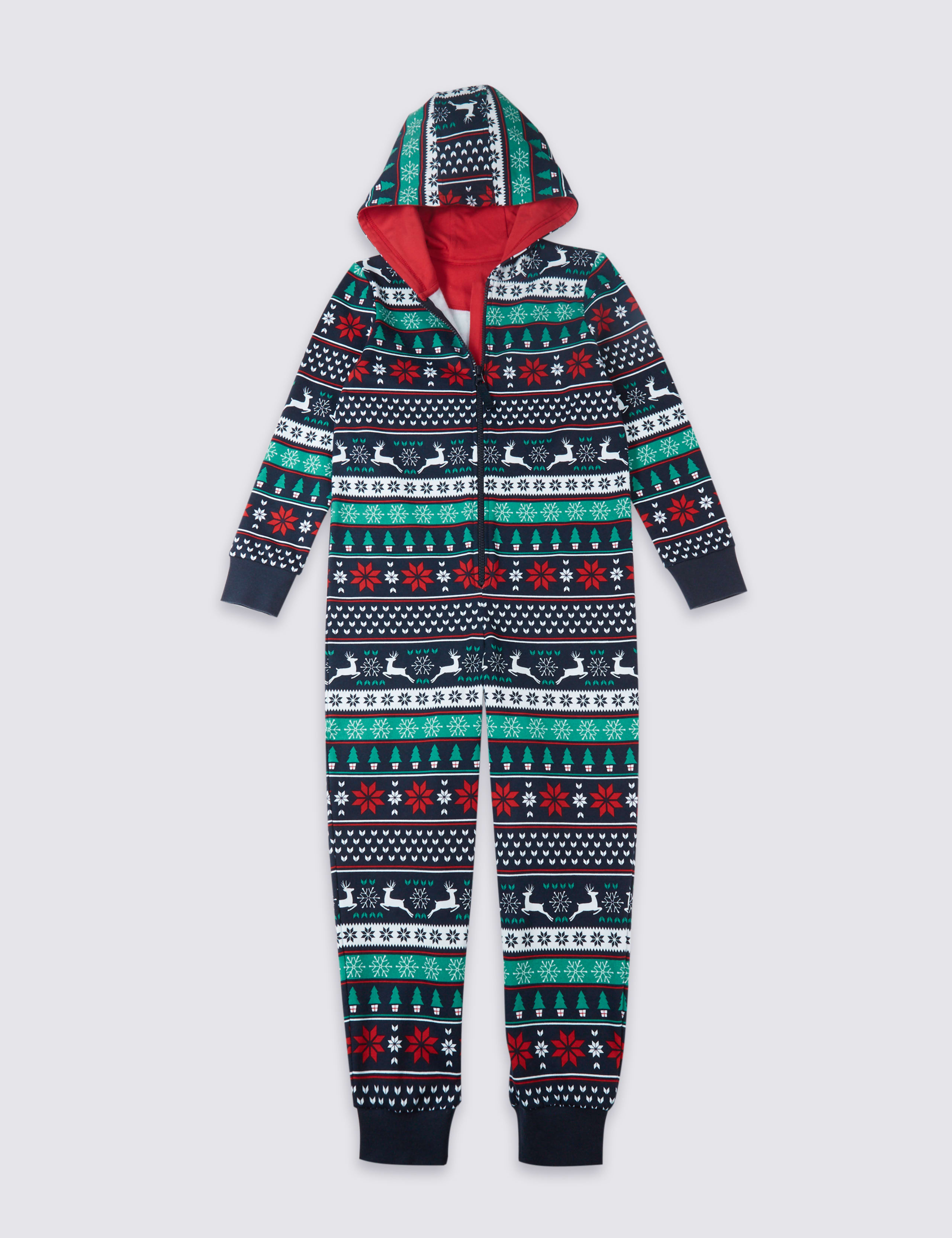 Pure Cotton Fairisle Onesie (1-16 Years) 2 of 5