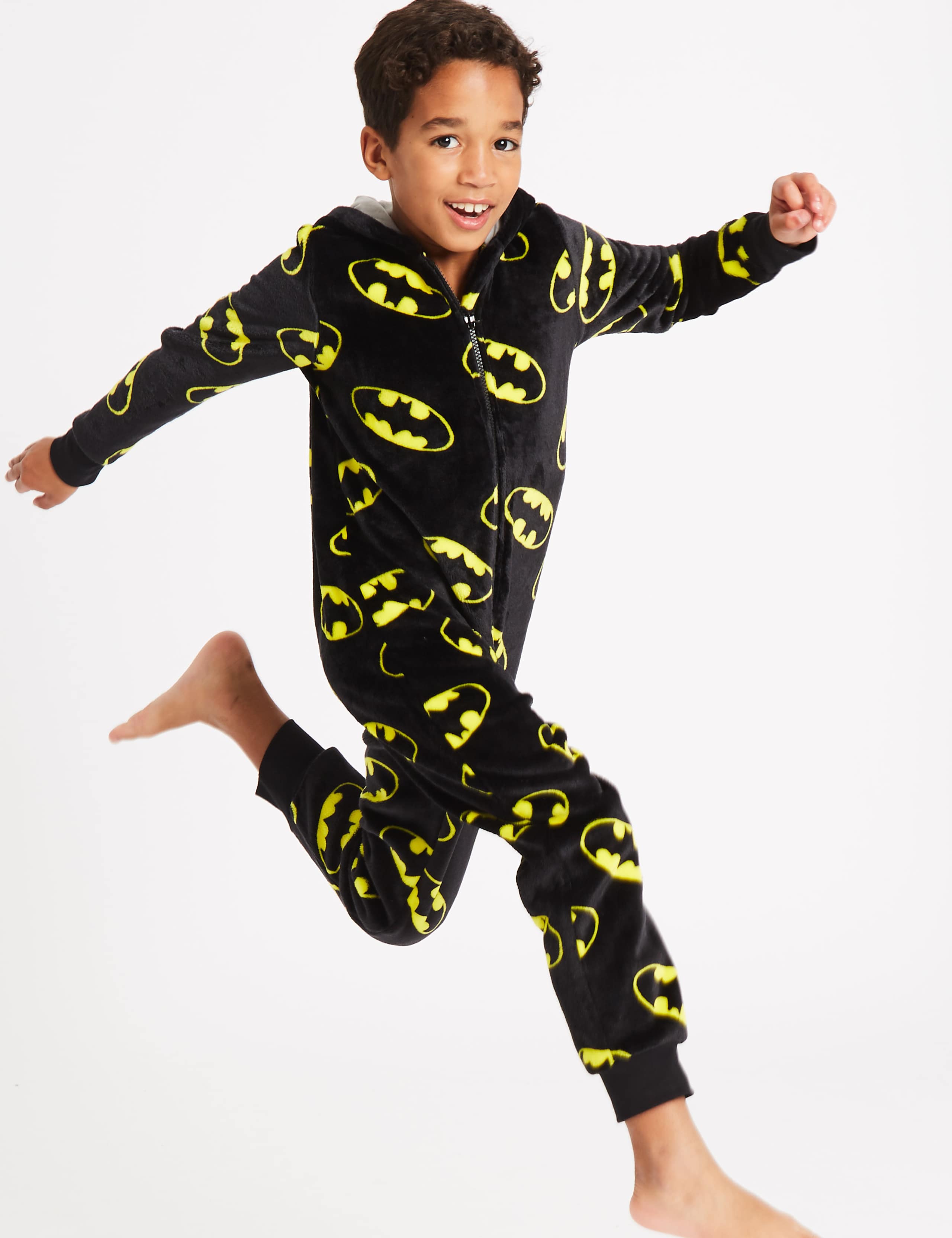 Batman™ Hooded Onesie (4-16 Years) 1 of 6