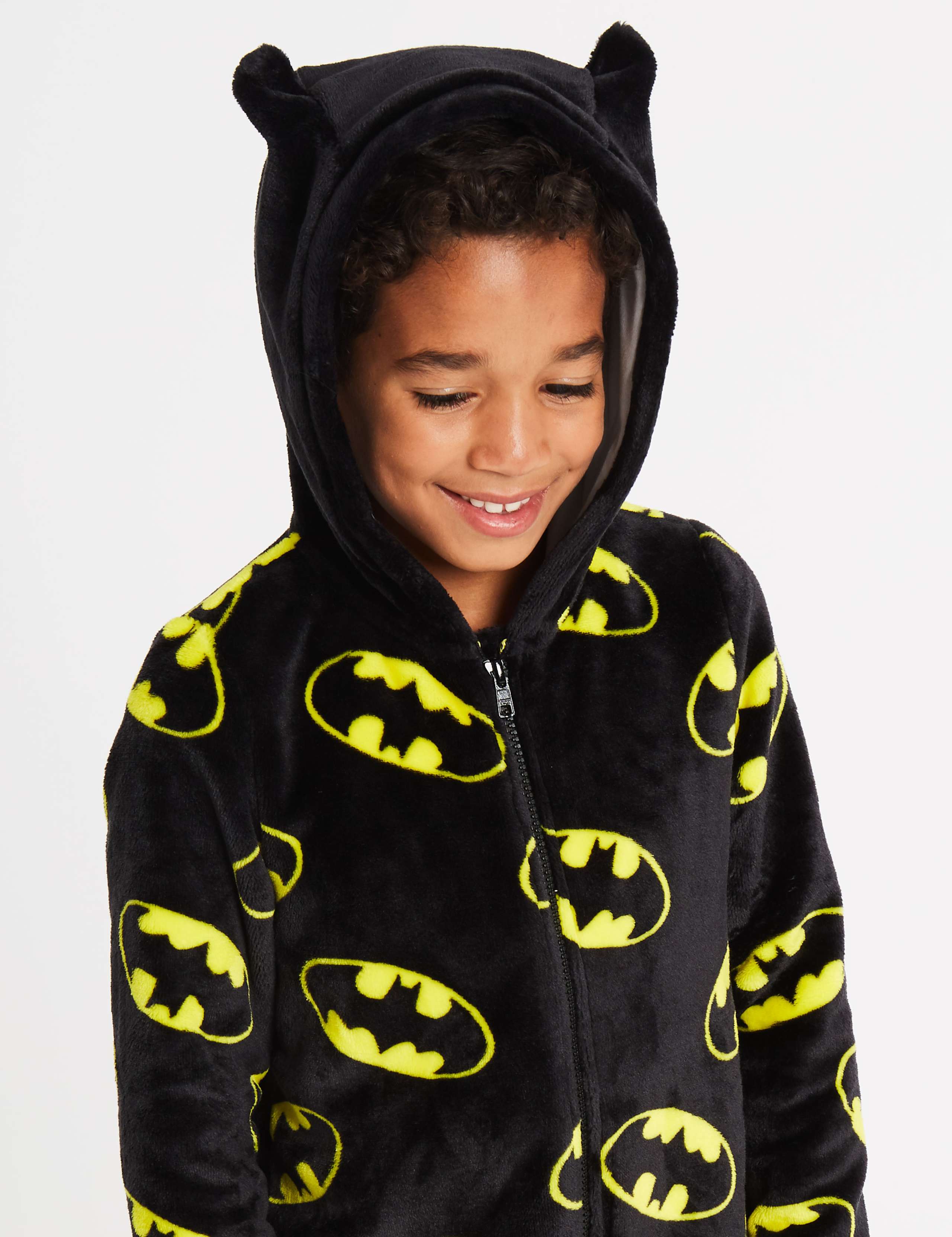 Batman™ Hooded Onesie (4-16 Years) 4 of 6