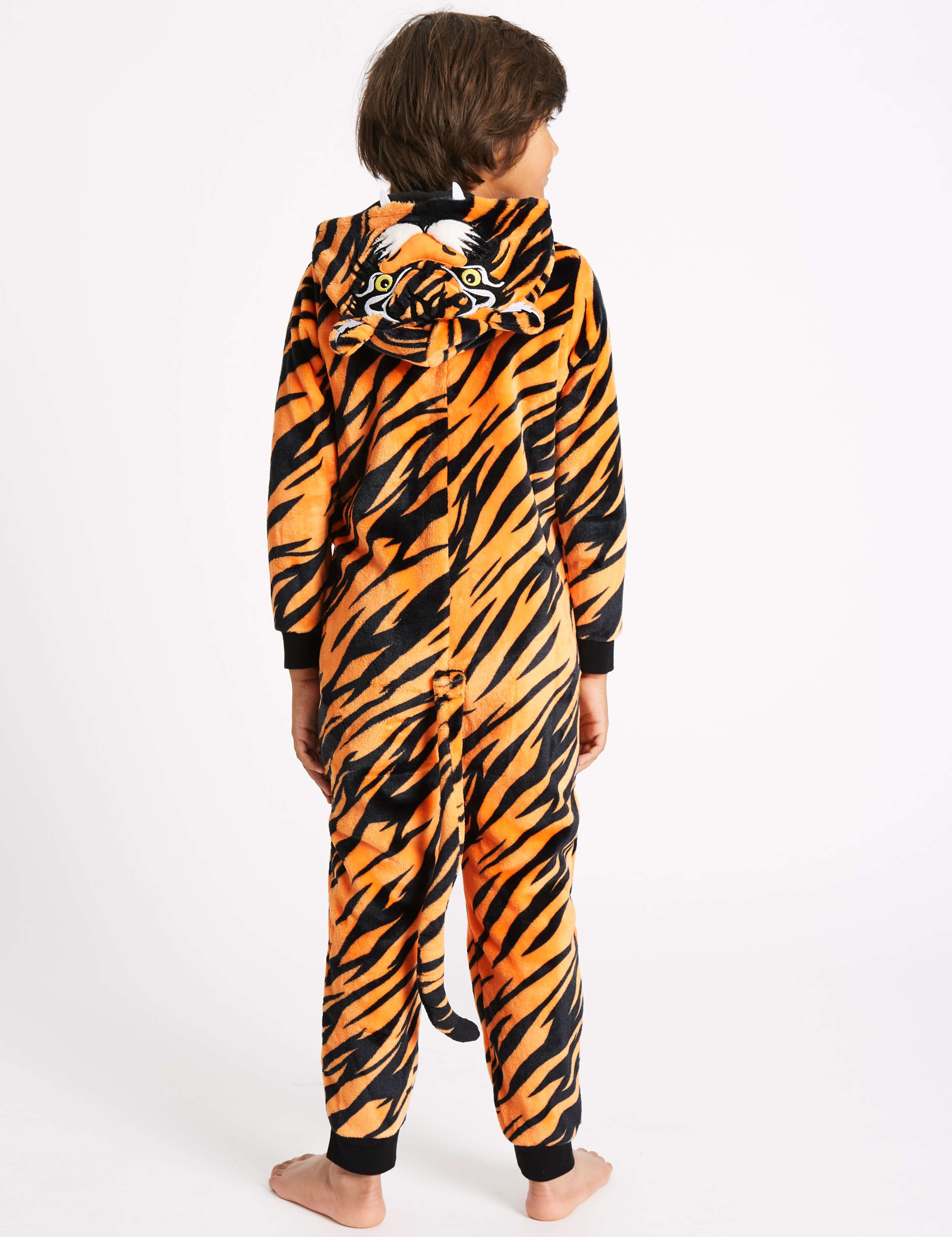 Tiger Hooded Onesie (1-16 Years) 4 of 7