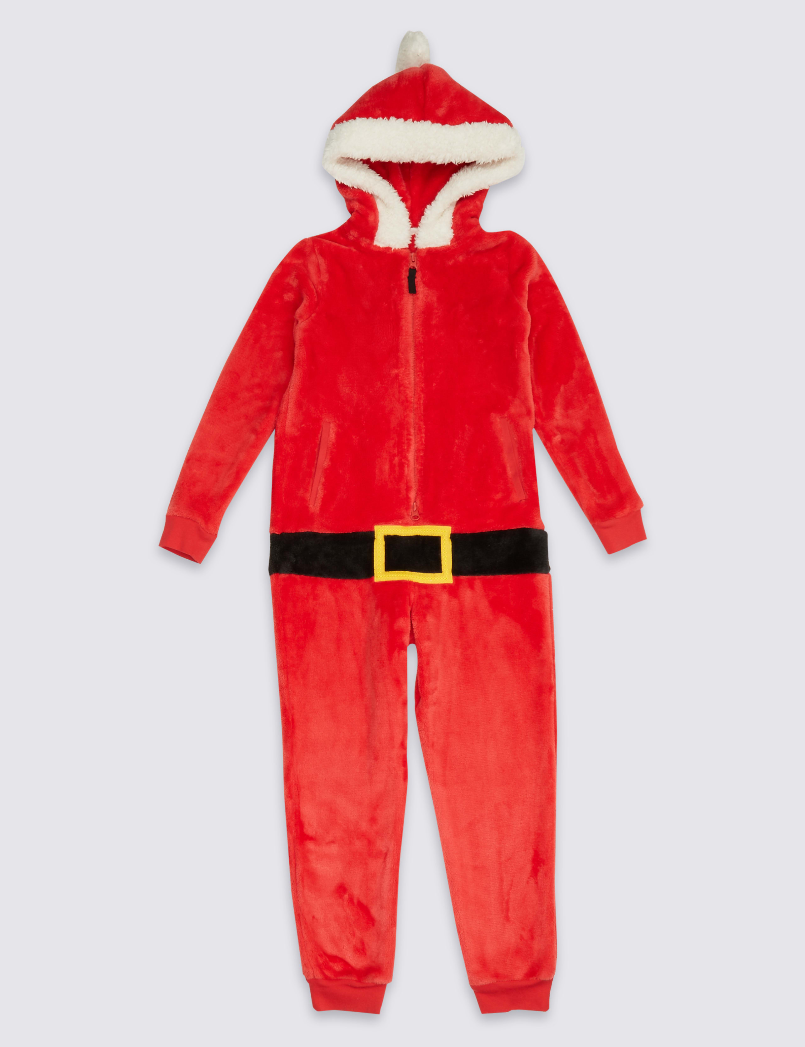 Santa Hooded Onesie (3-16 Years) 2 of 7