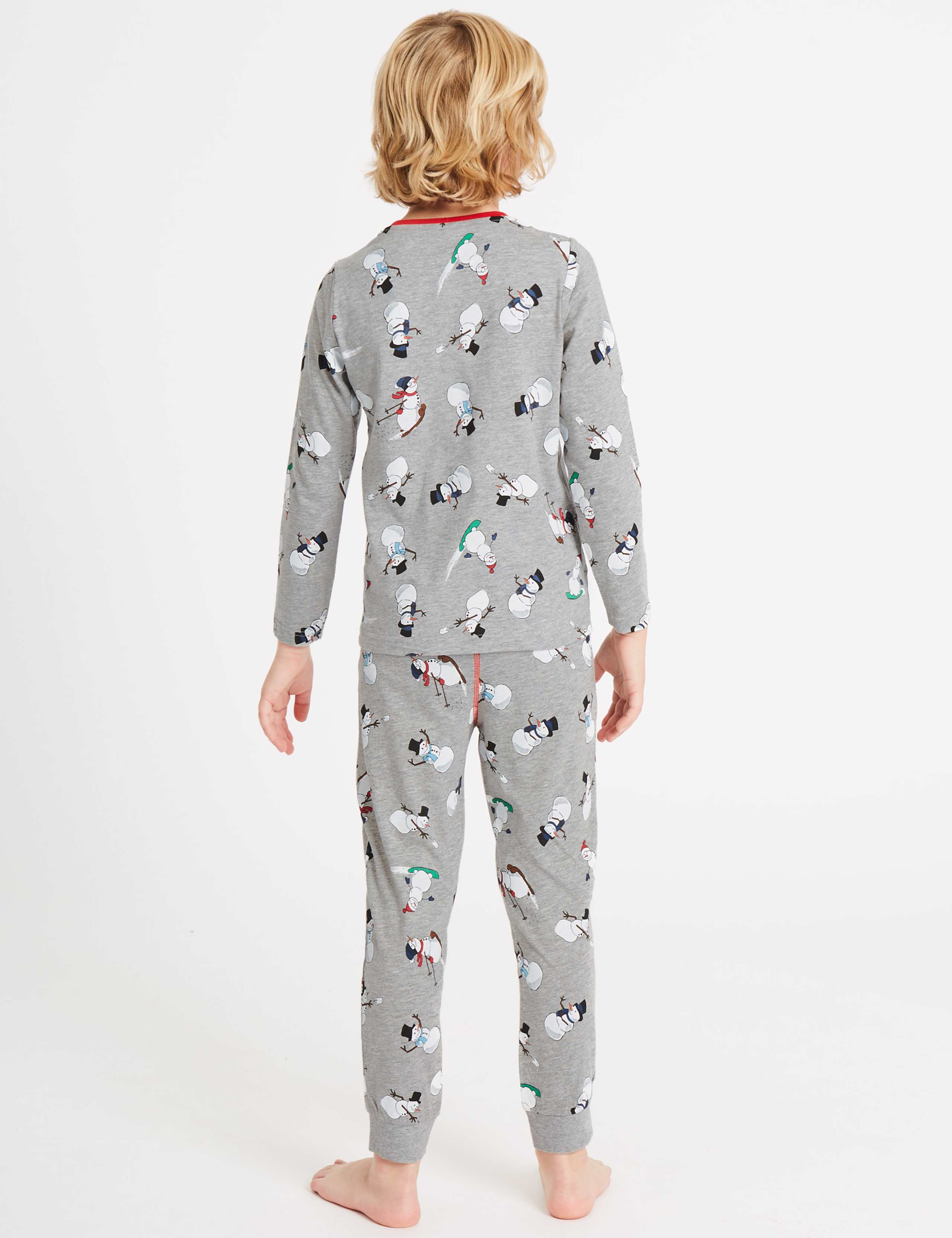 2 Pack Printed Pyjamas (3-16 Years) 5 of 8