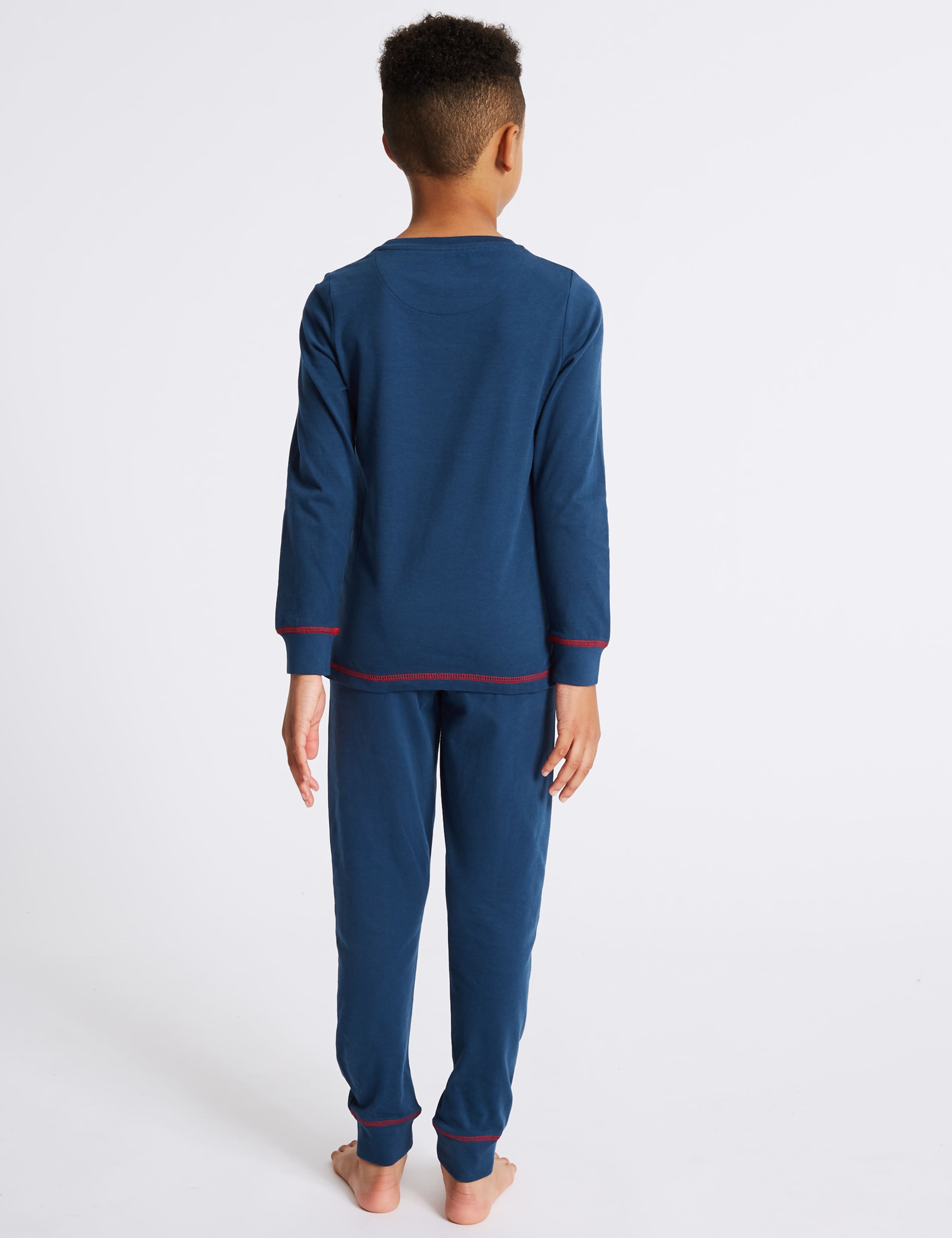 3 Pack Cotton Pyjamas (3-16 Years) 6 of 9