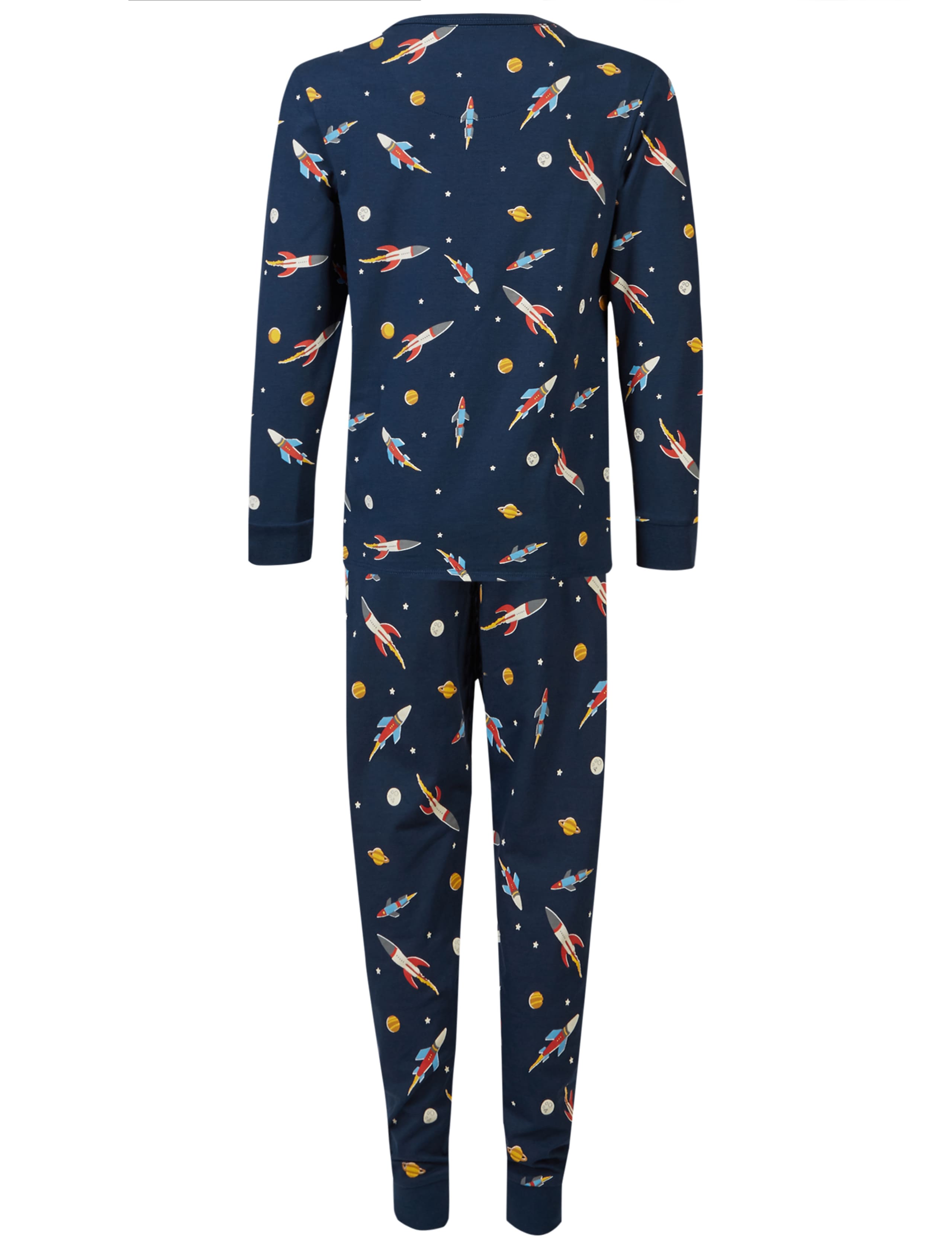 All Over Rocket Print Pyjamas (1-16 Years) 6 of 6