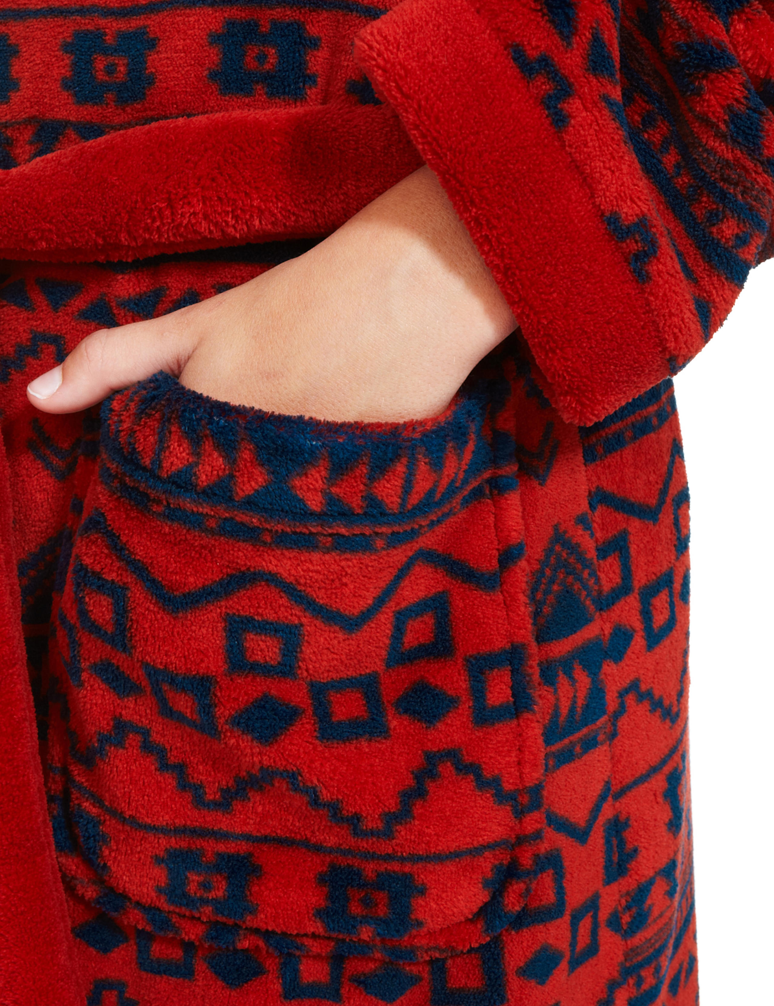 Waist Tie Fair Isle Dressing Gown with StayNEW™ 5 of 5
