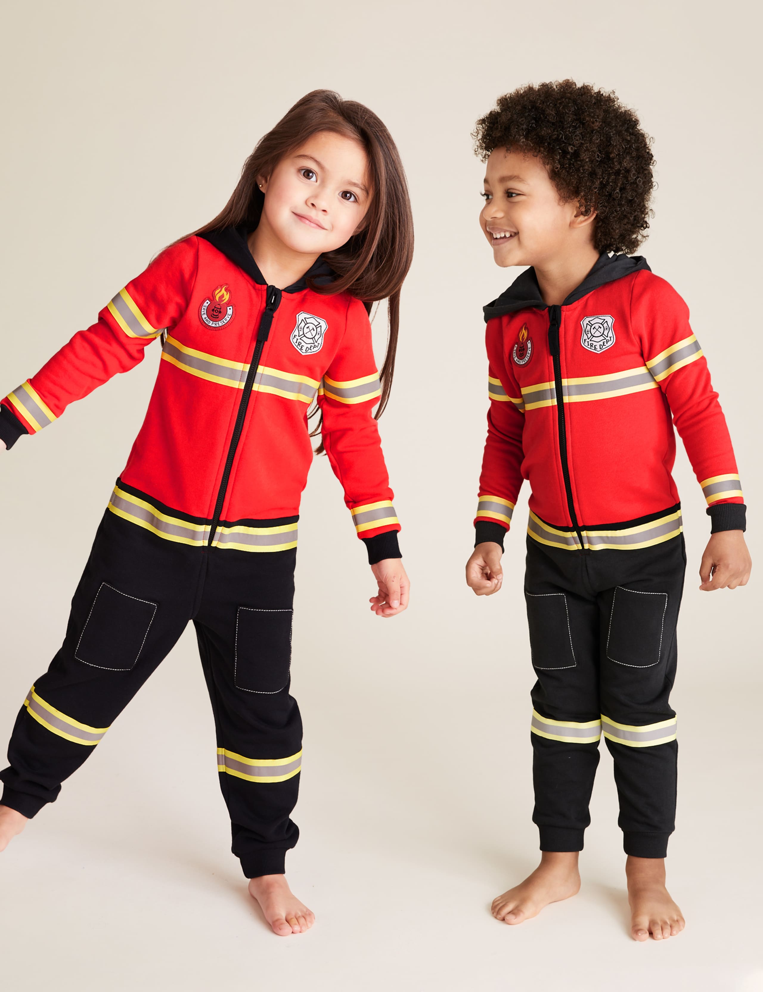 Pure Cotton Firefighter Onesie (1-7 Yrs) 1 of 4