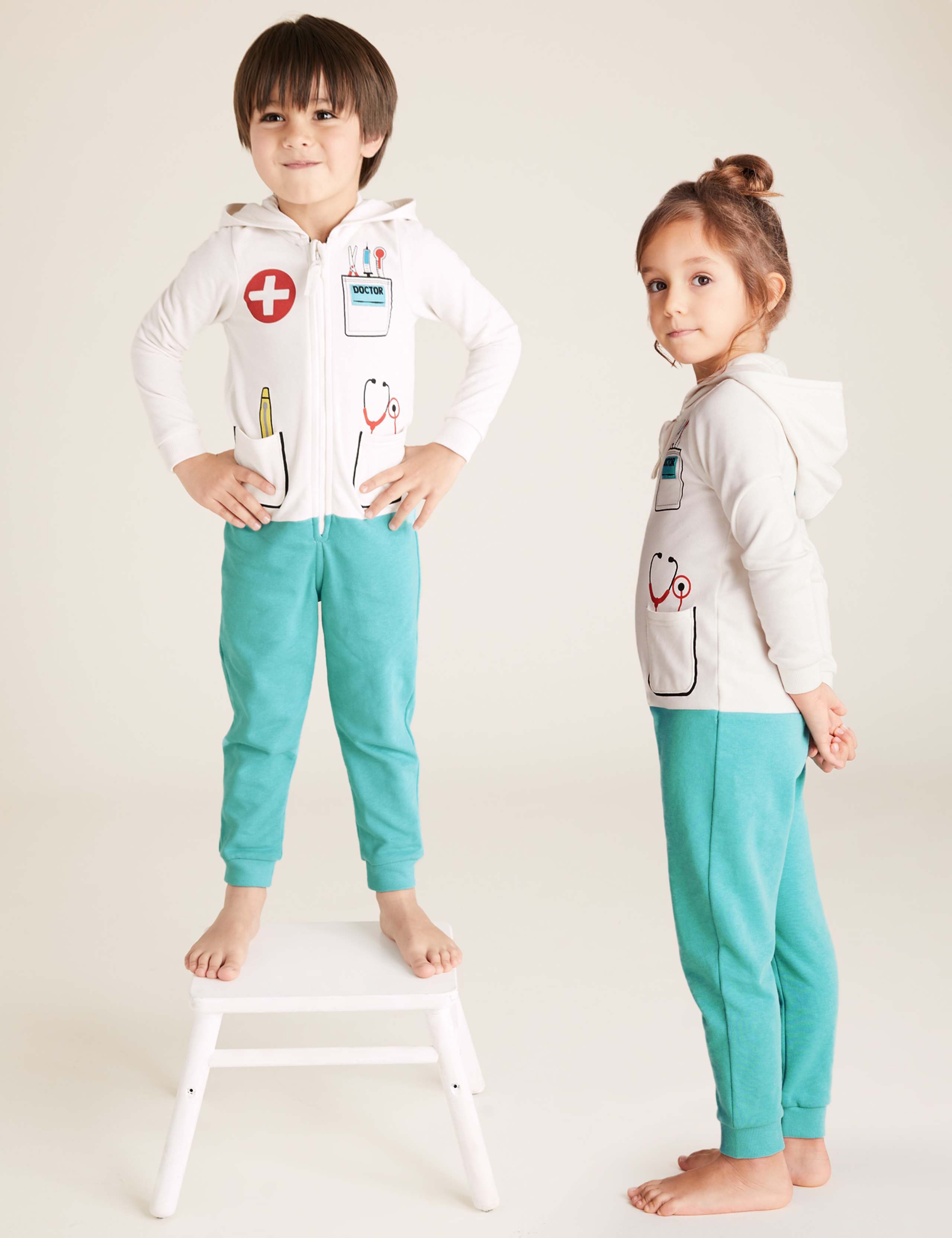 Pure Cotton Doctor Onesie (1-7 Yrs) 1 of 5