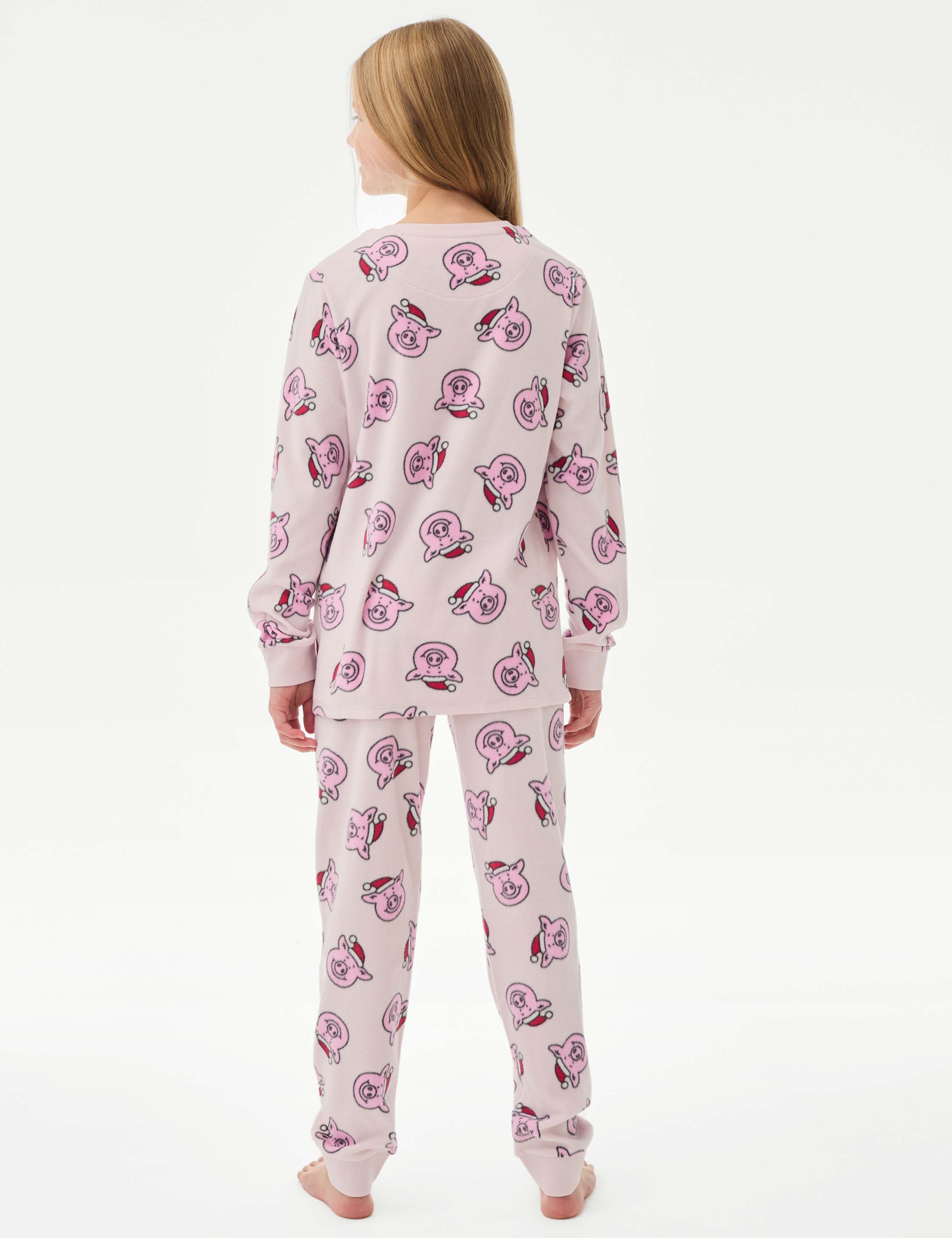 Christmas Fleece Percy Pig™ Pyjamas (1-16 Yrs) 3 of 5