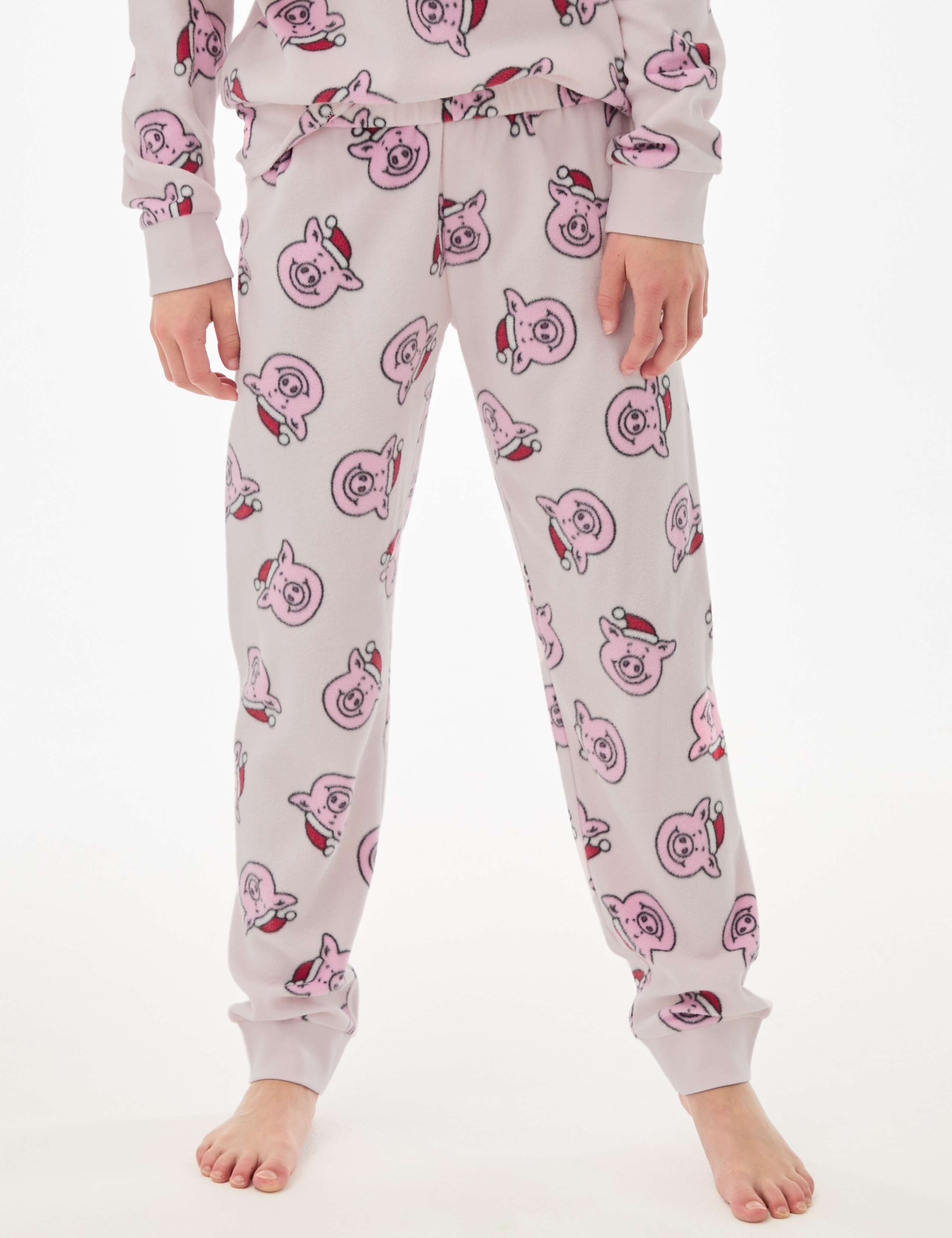 Christmas Fleece Percy Pig™ Pyjamas (1-16 Yrs) 4 of 5