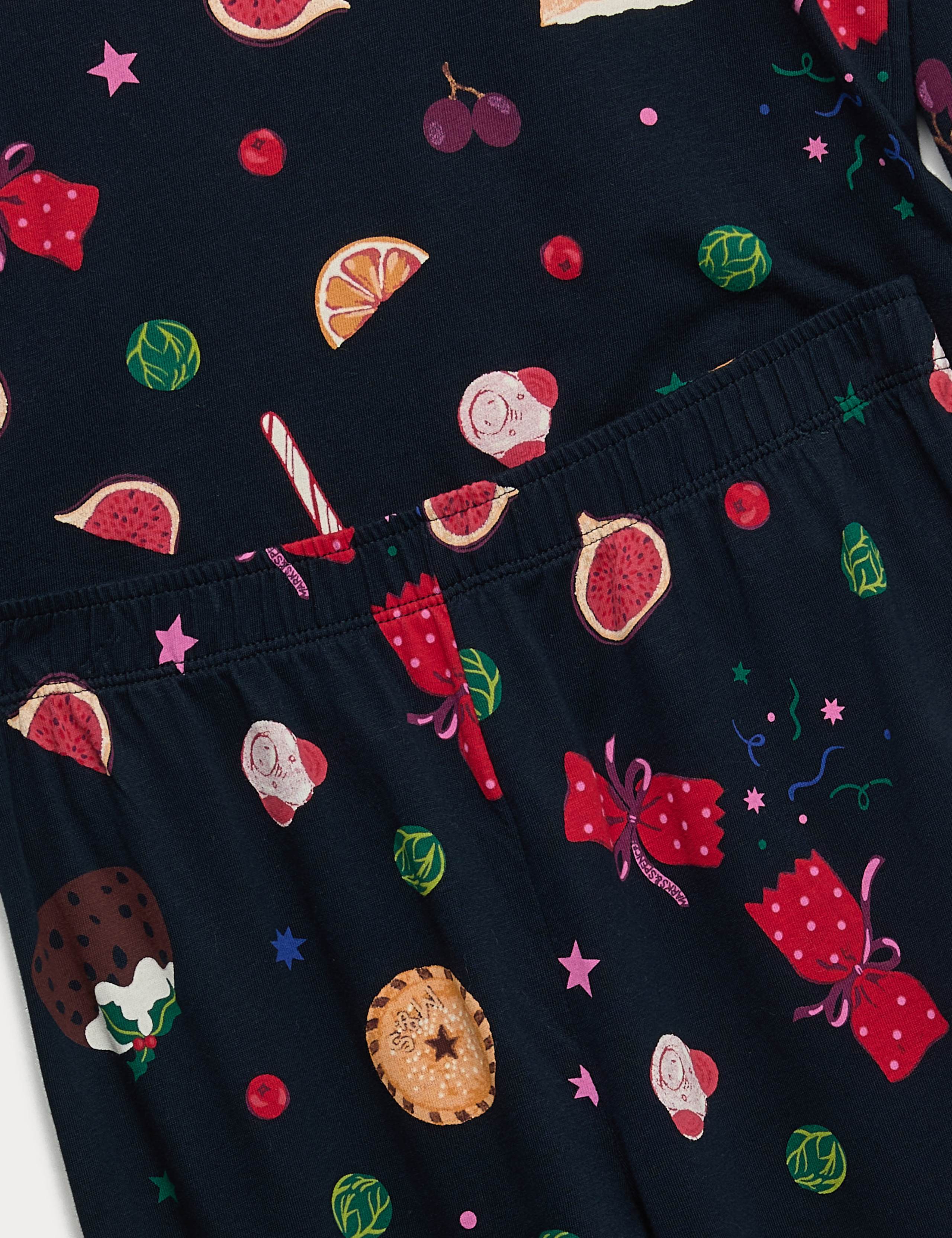 Pure Cotton Christmas Food Pyjamas (1-16 Yrs) 3 of 3