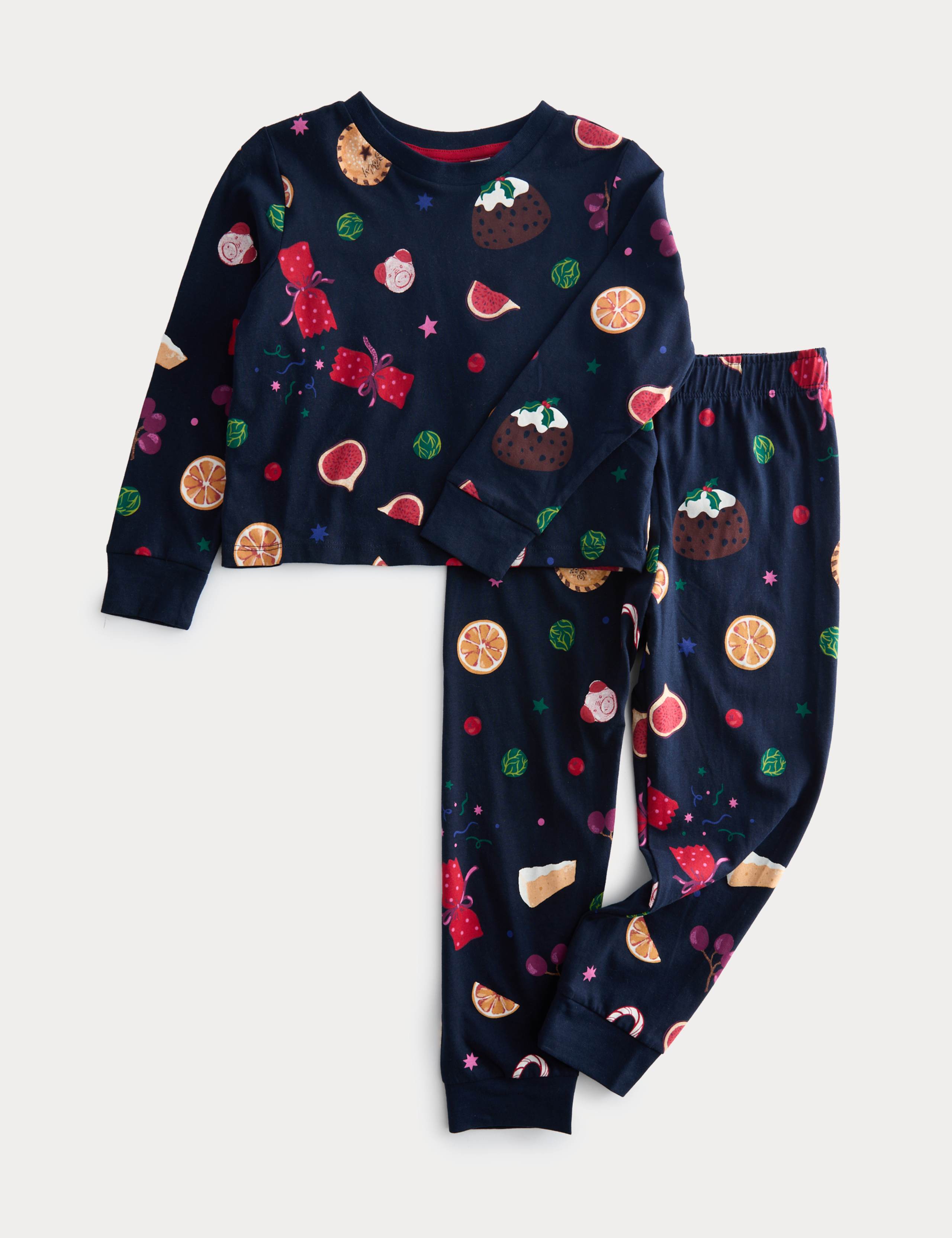 Pure Cotton Family Christmas Food Pyjamas (2-16 Yrs) 2 of 5