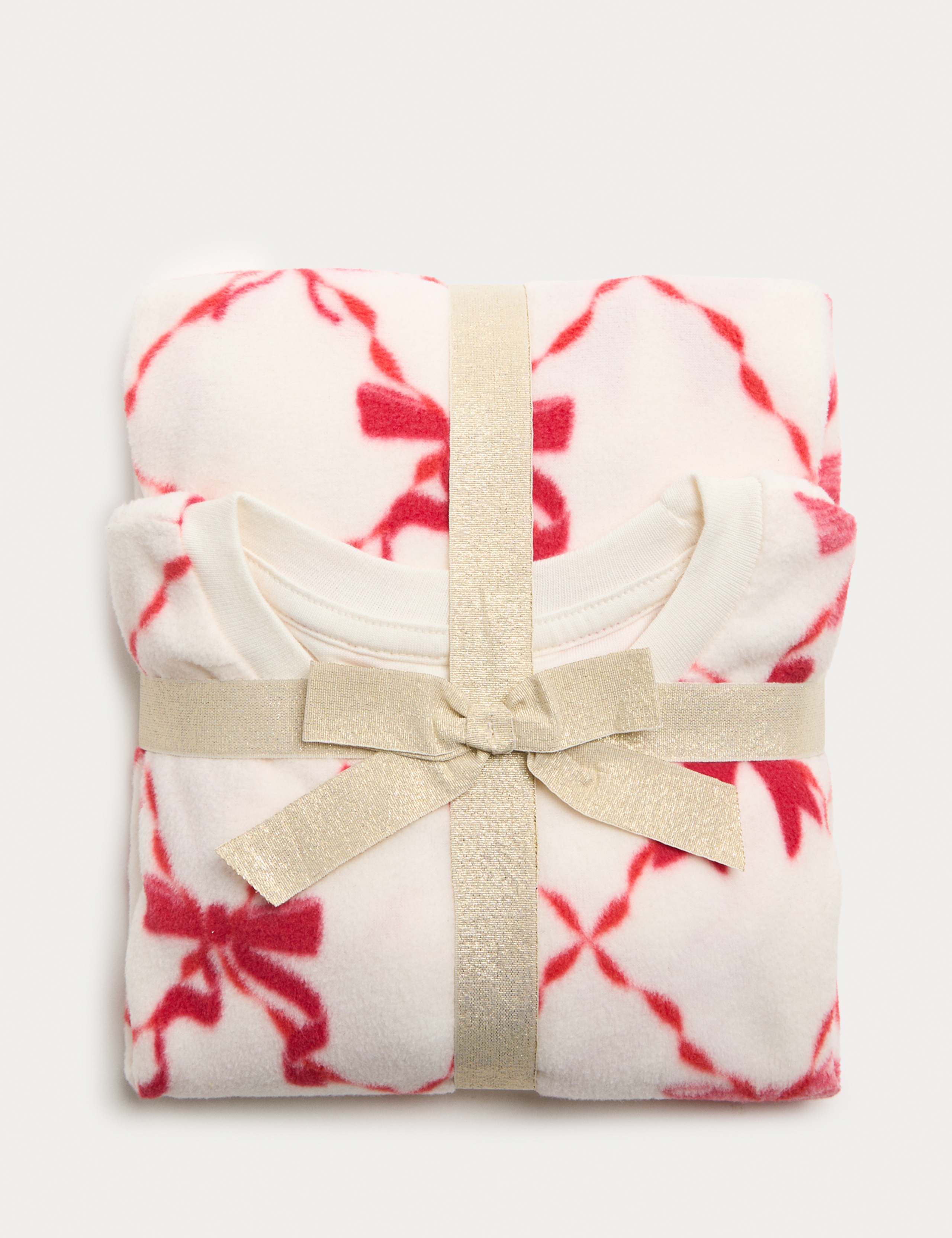 Fleece Bow Graphic Pyjamas (1-16 Yrs) 3 of 3