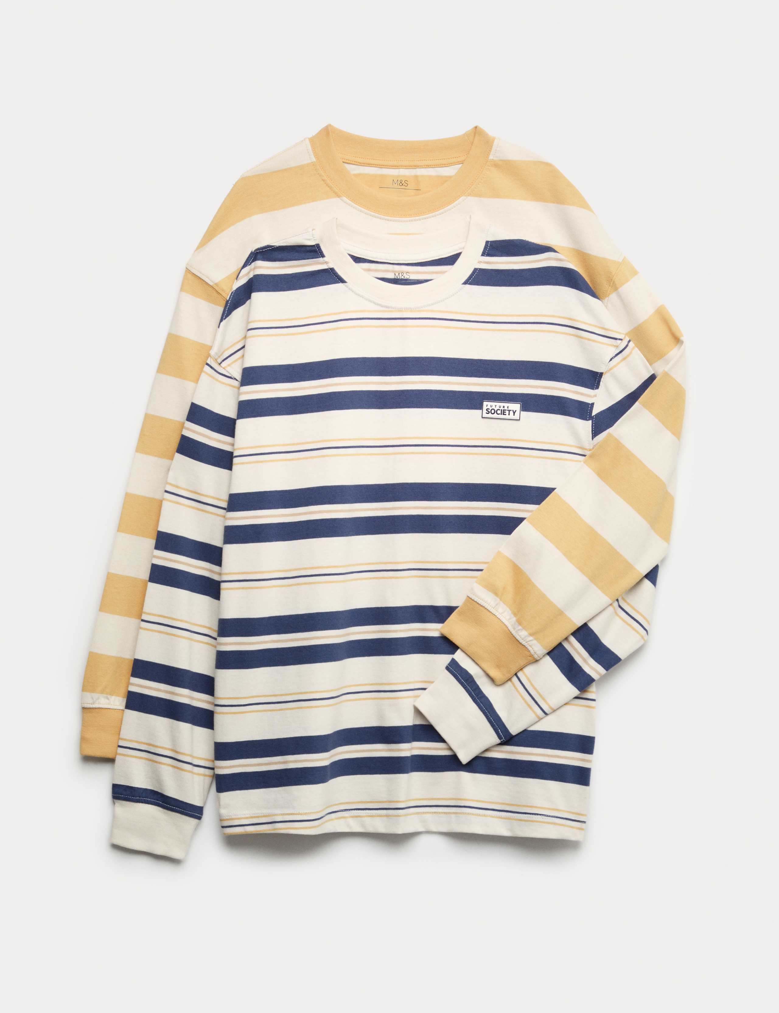 2pk Pure Cotton Tops (6-16 Yrs) 1 of 2