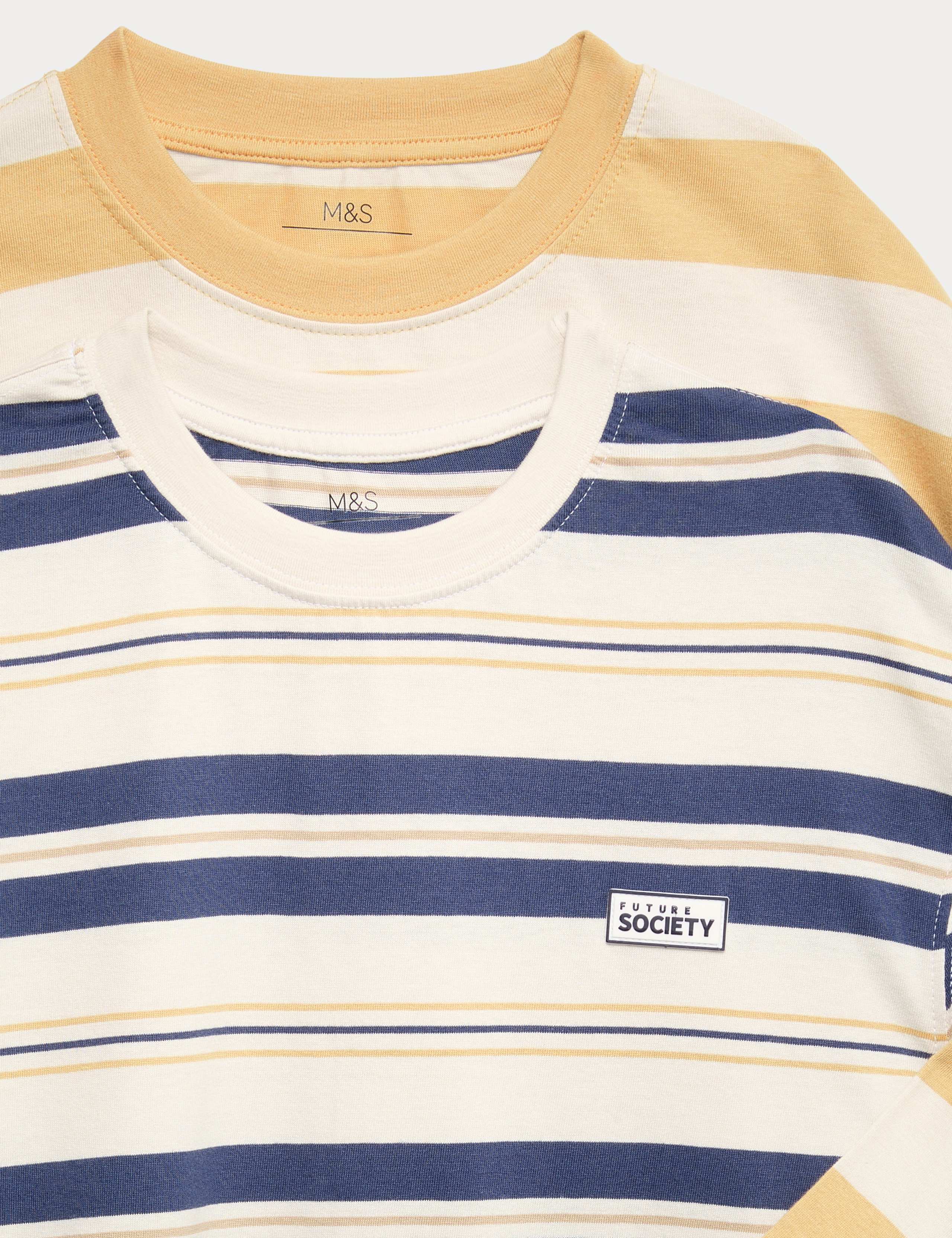 2 Pack Pure Cotton Tops (6-16 Yrs) 2 of 2