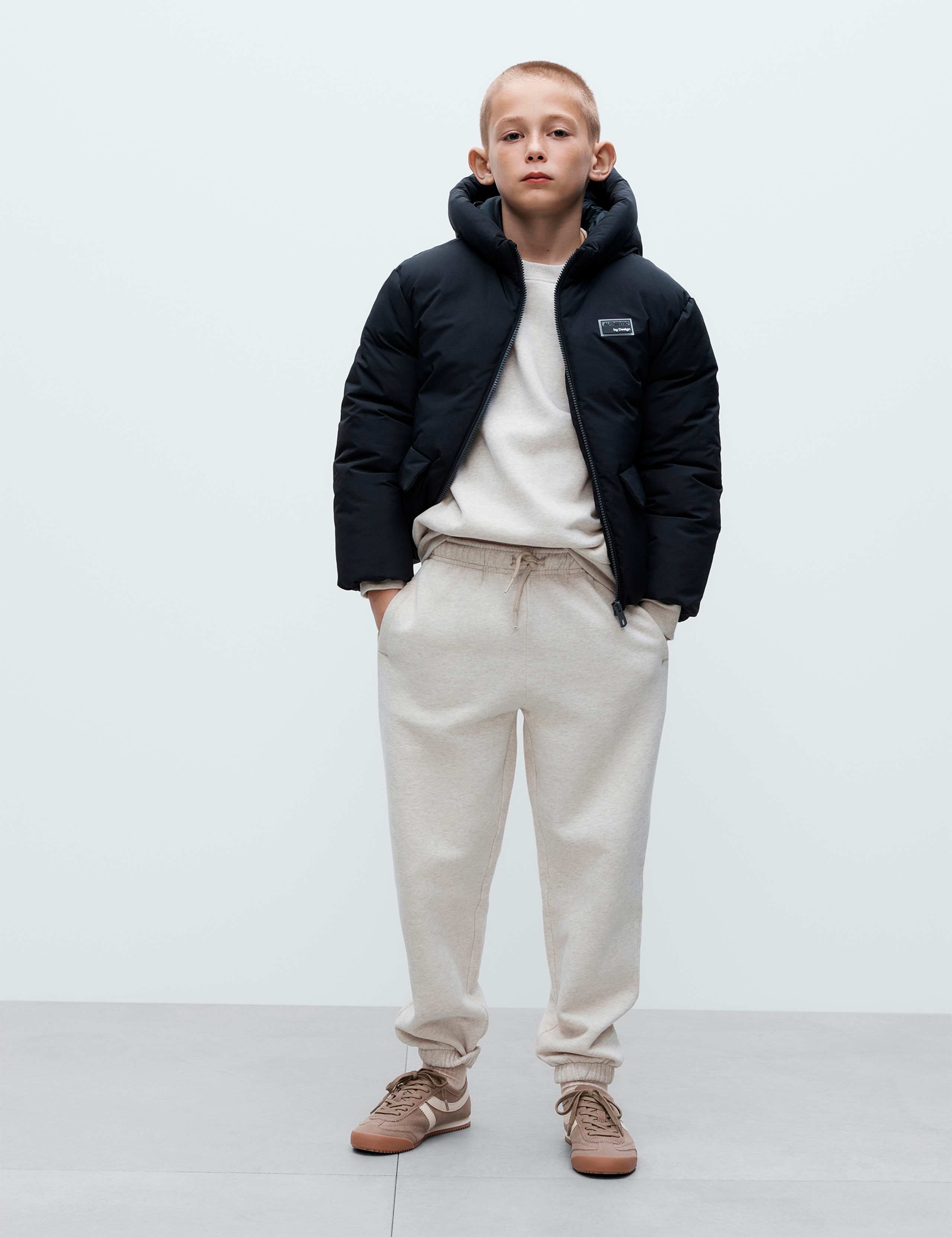 Stormwear™ Hooded Puffer Coat (2-16 Yrs) 1 of 3