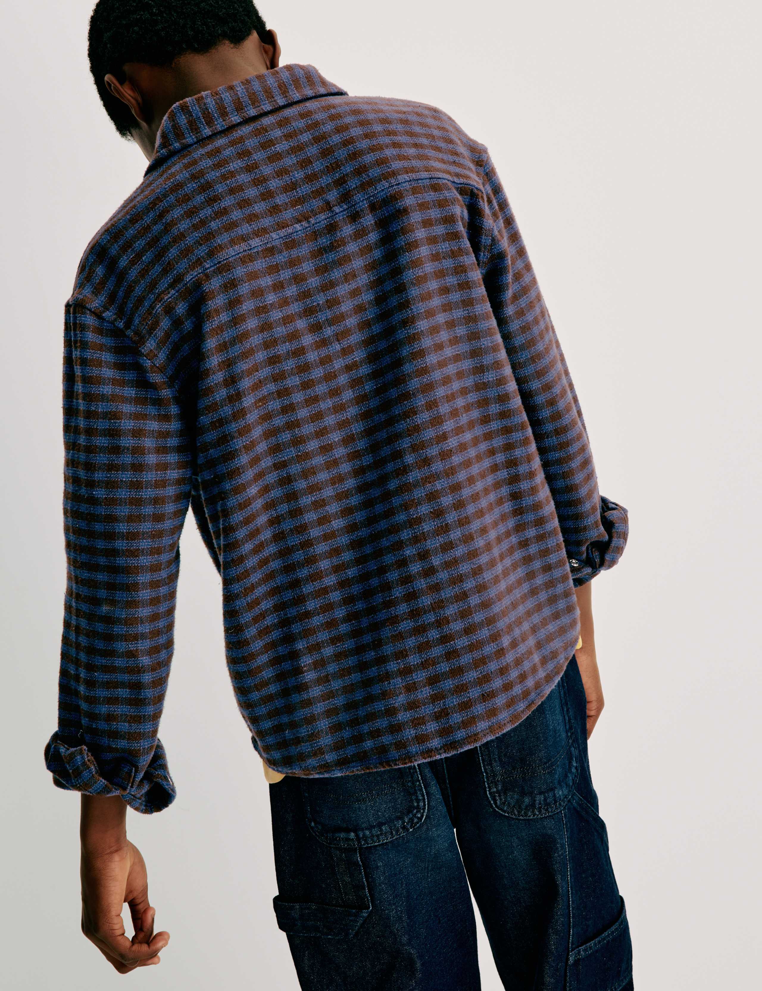 Pure Cotton Micro Check Shirt (6-16 Yrs) 5 of 6