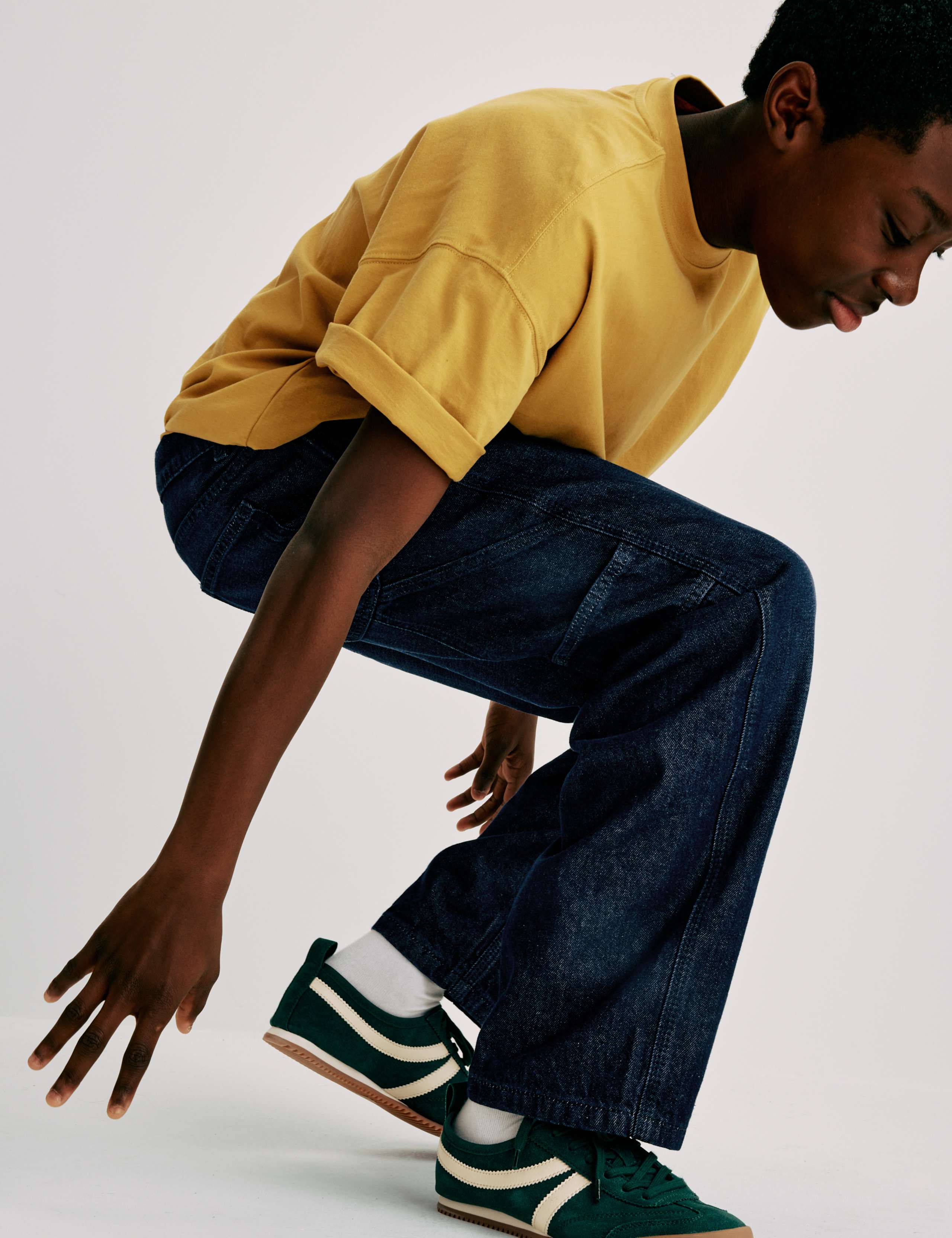 Relaxed Pure Cotton Carpenter Jeans (6-16 Yrs) 6 of 9