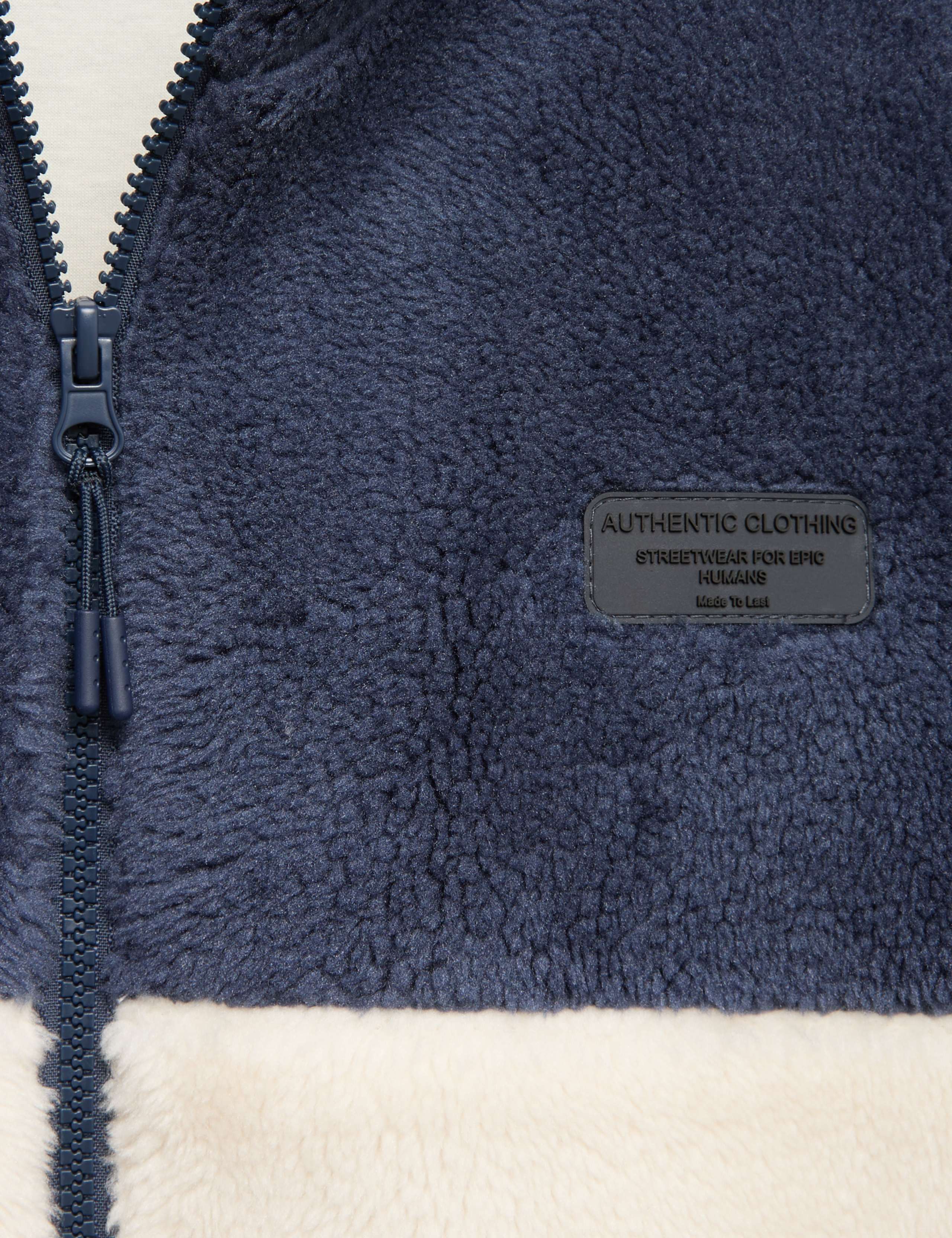 Borg Colour Block Jacket (6-16 Yrs) 7 of 7