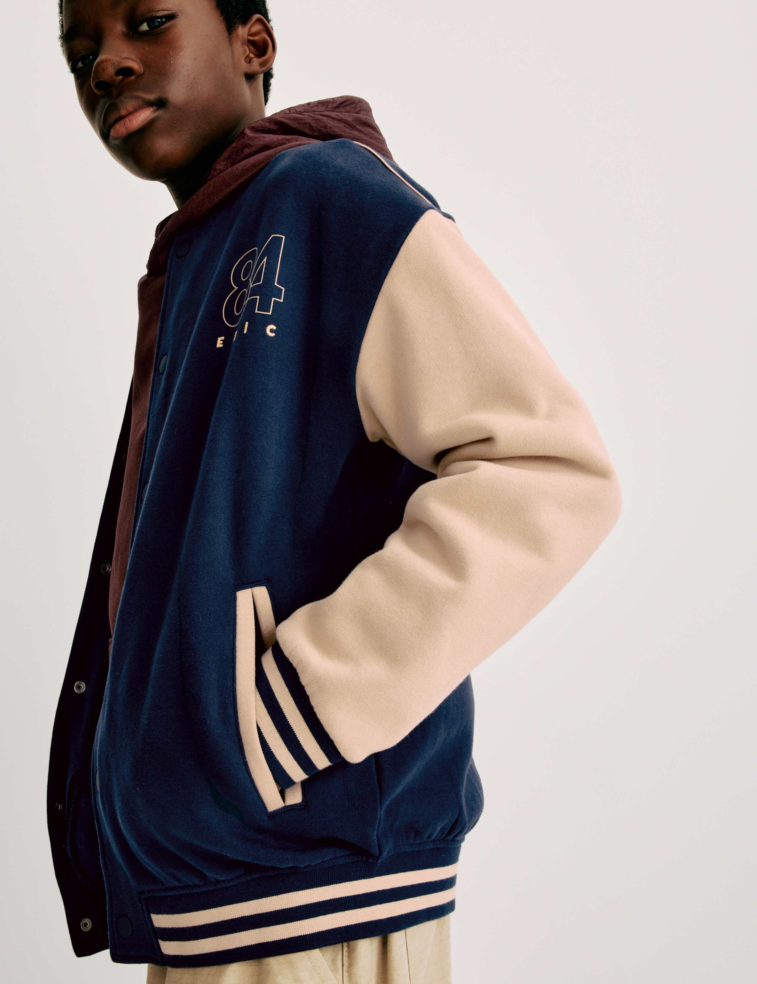 Cotton Rich Bomber Jacket (6-16 Yrs) 5 of 7