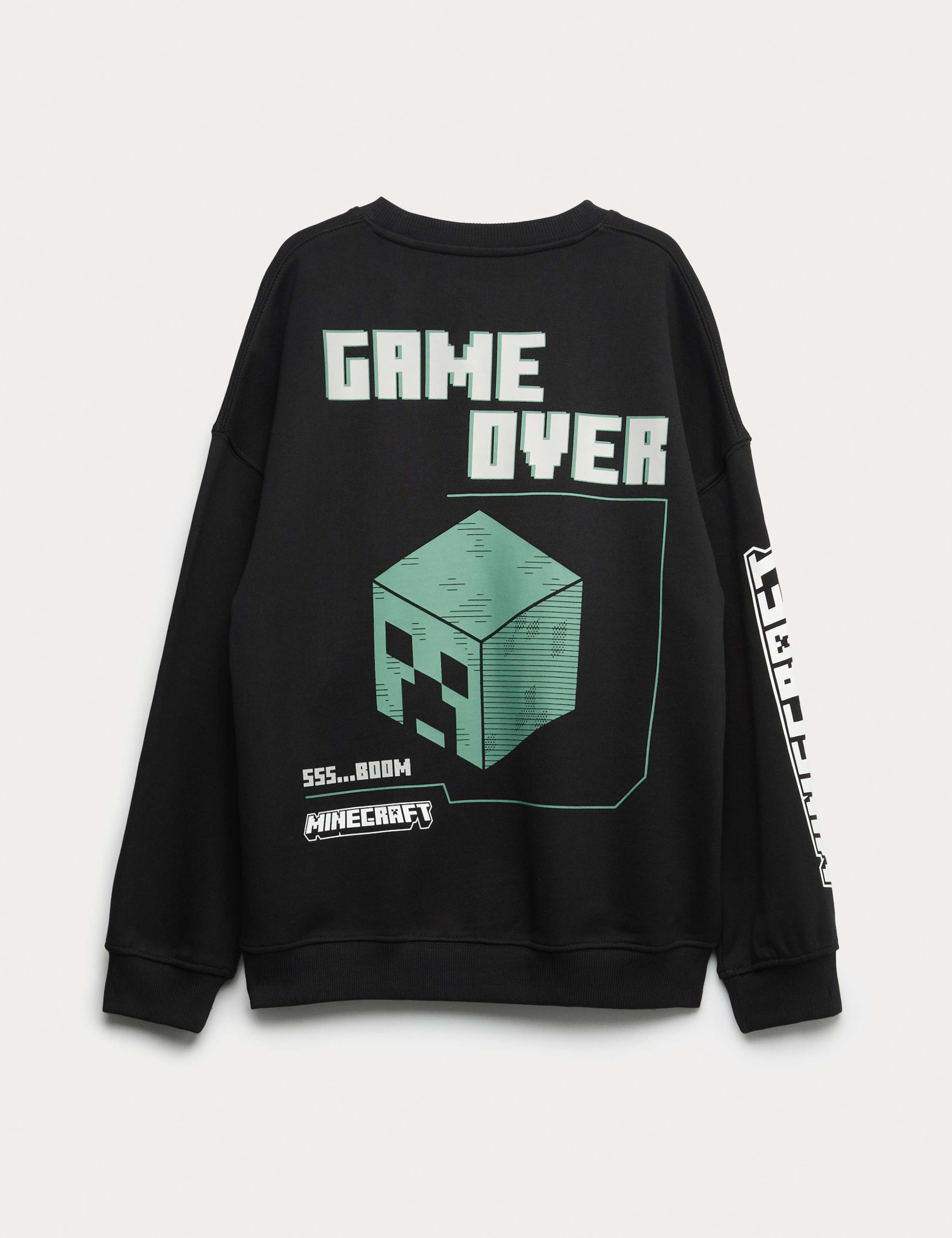 Cotton Rich Minecraft™ Sweatshirt (6-16 Yrs) 2 of 2