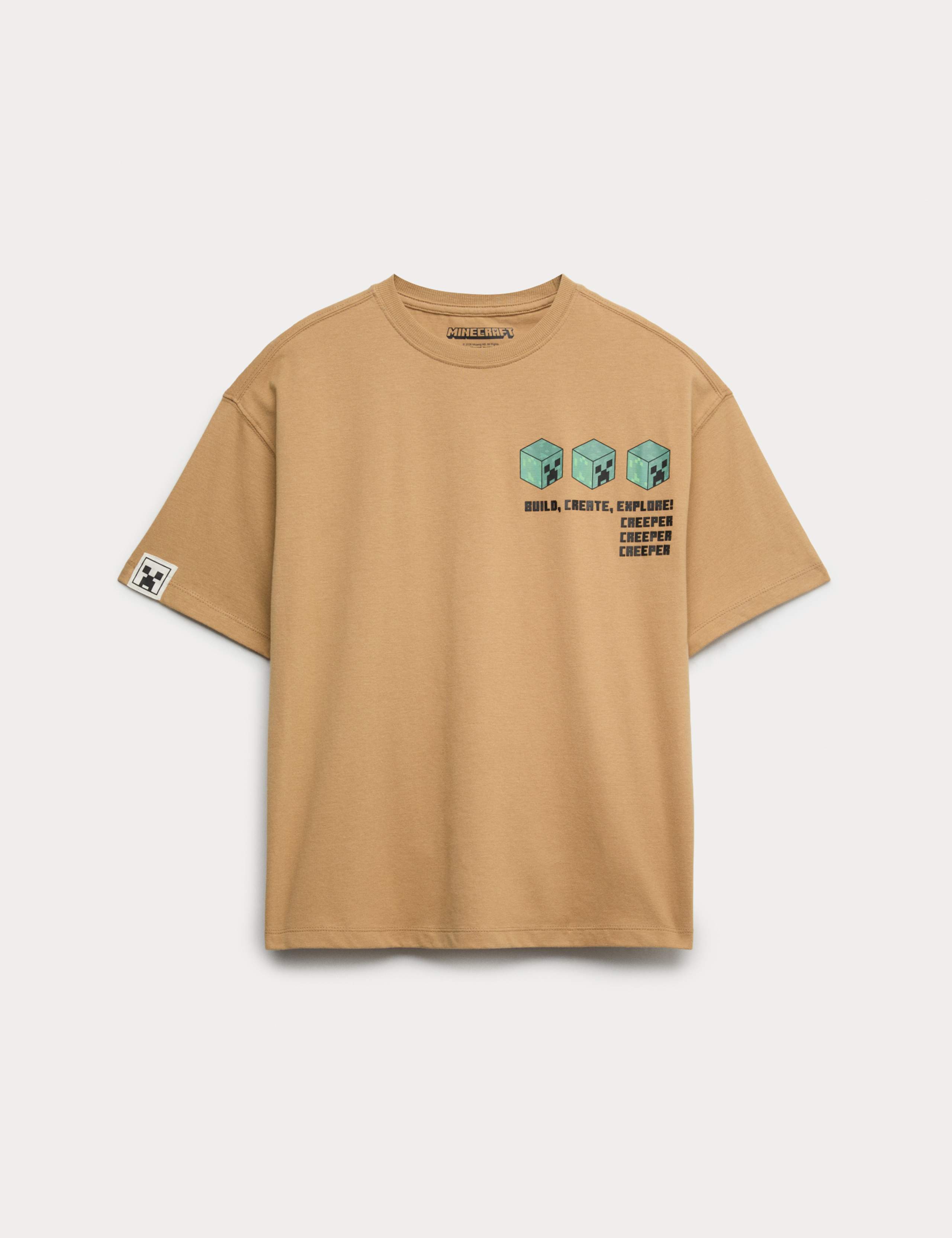 Pure Cotton Minecraft™ T-Shirt (6-16 Yrs) 1 of 2