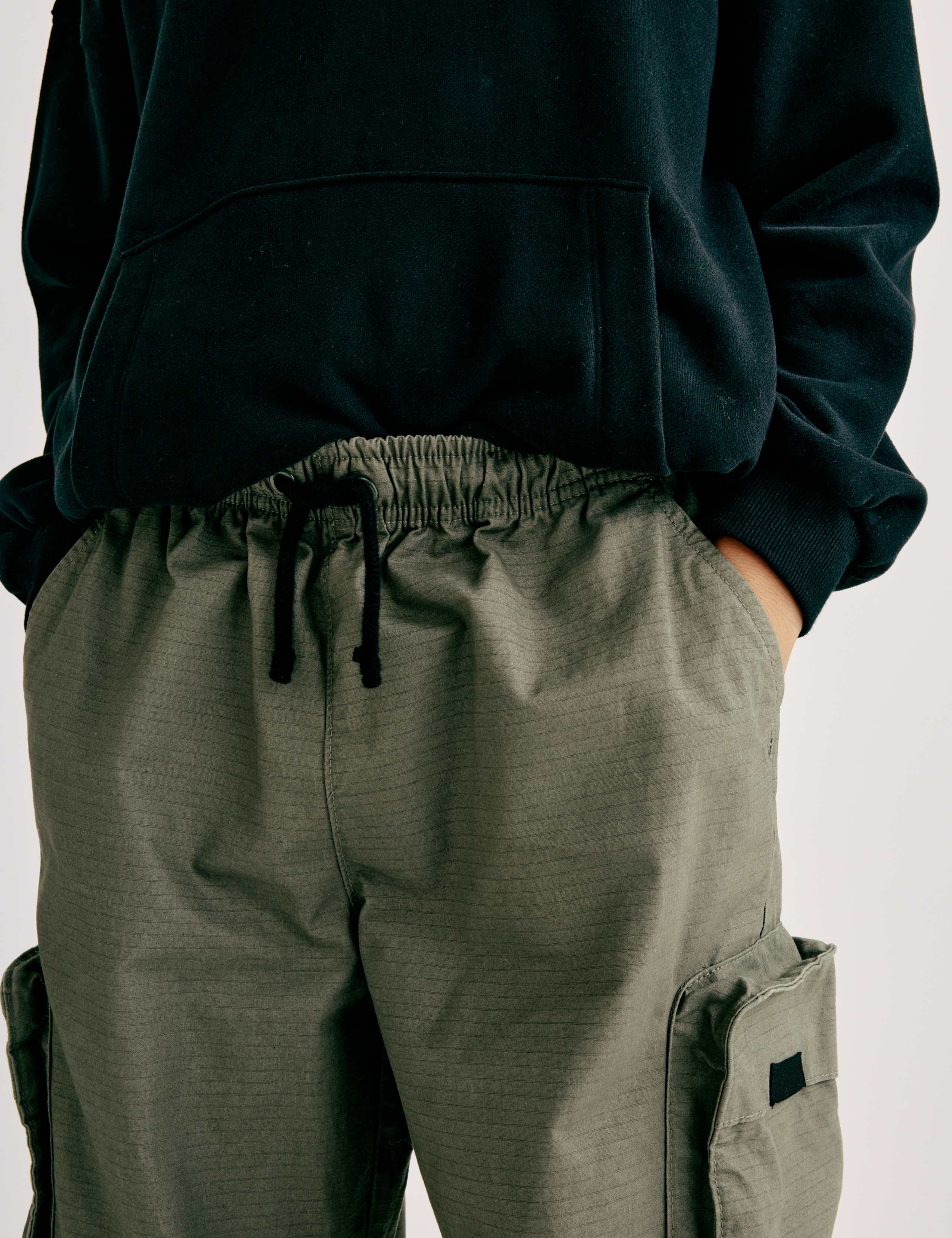 Pure Cotton Ripstop Cargo Trousers (6-16 Yrs) 4 of 6