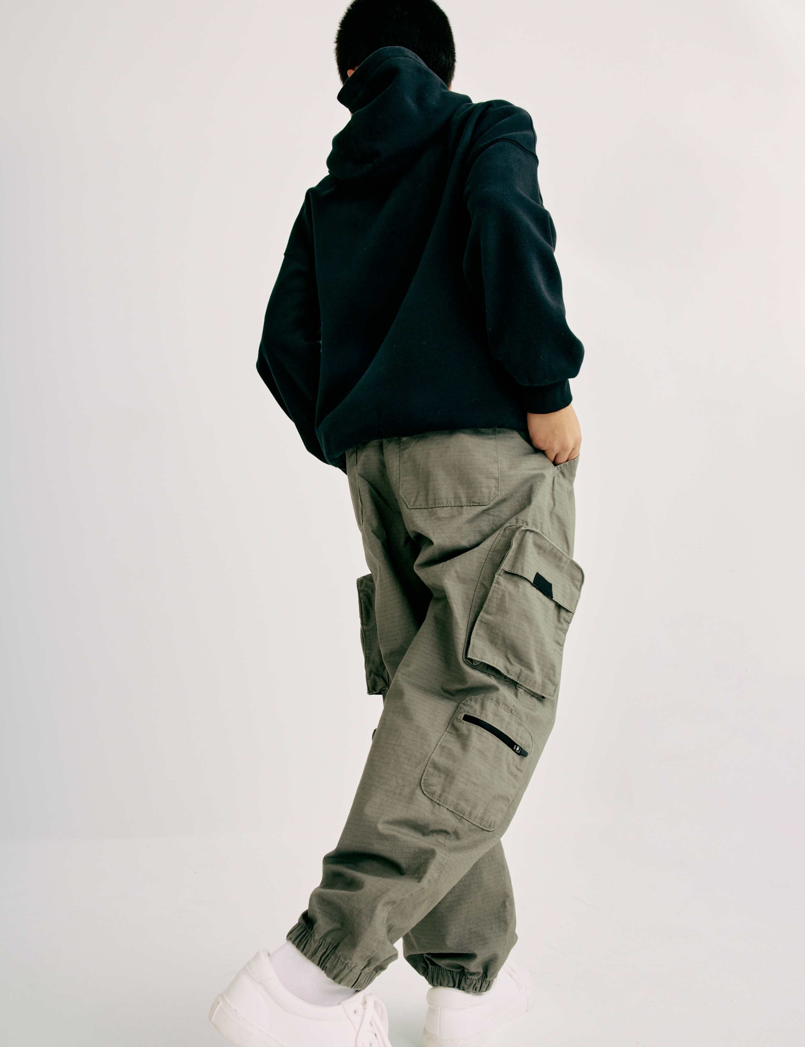 Pure Cotton Ripstop Cargo Trousers (6-16 Yrs) 6 of 6