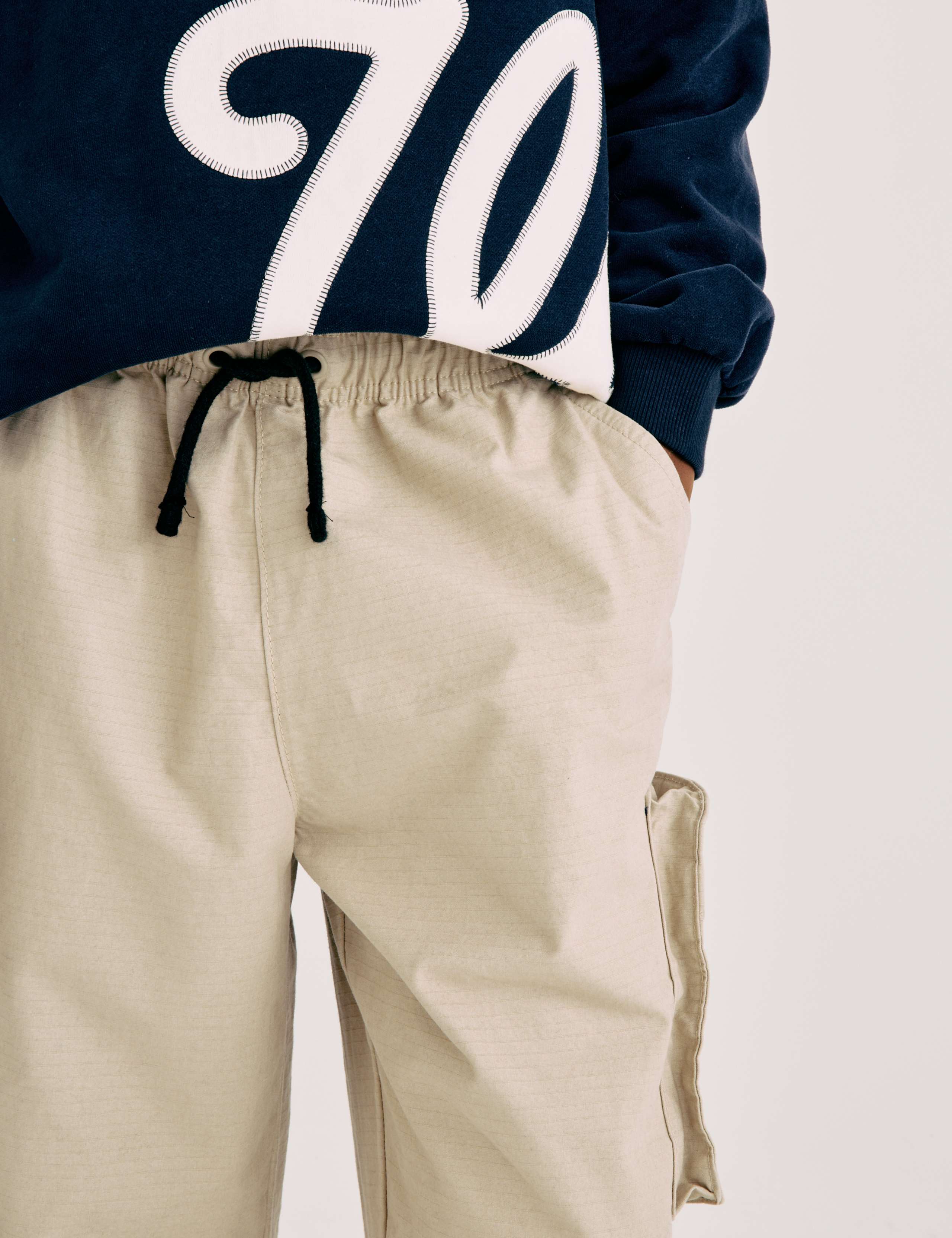 Pure Cotton Ripstop Cargo Trousers (6-16 Yrs) 5 of 6