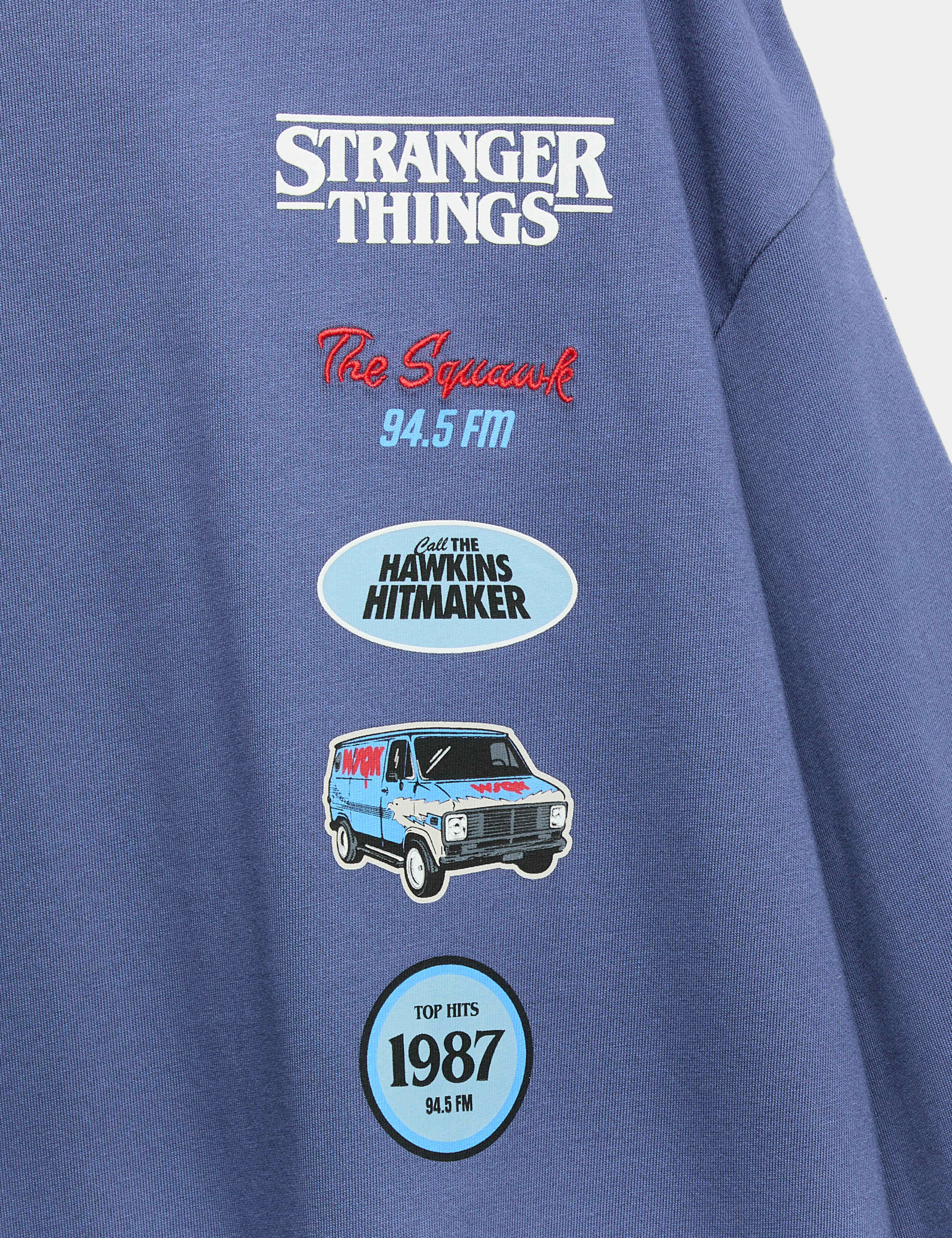 Pure Cotton Stranger Things™ Graphic Top (6-16 Years) 2 of 2