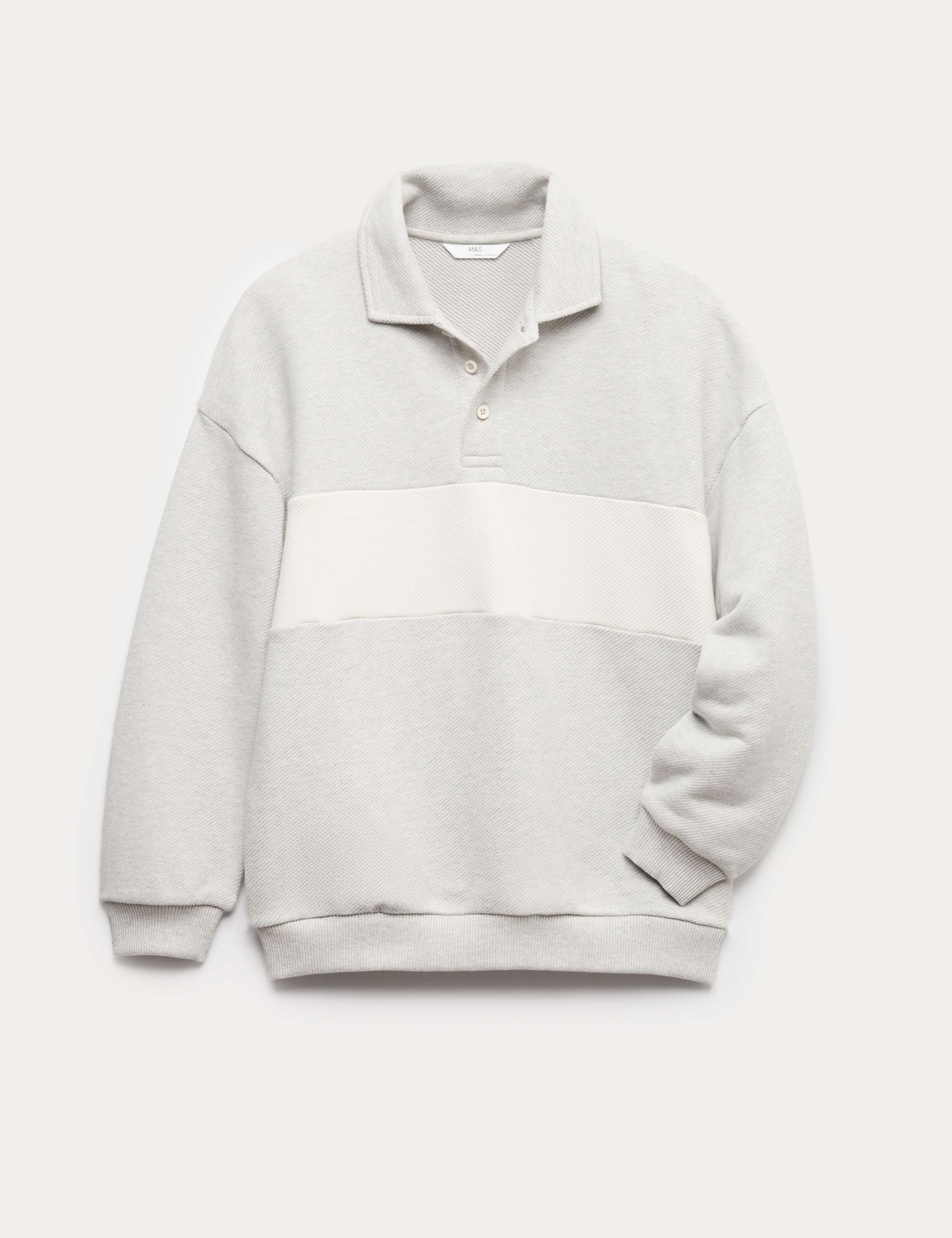 Cotton Rich Rugby Sweatshirt (6-16 Yrs) 1 of 1