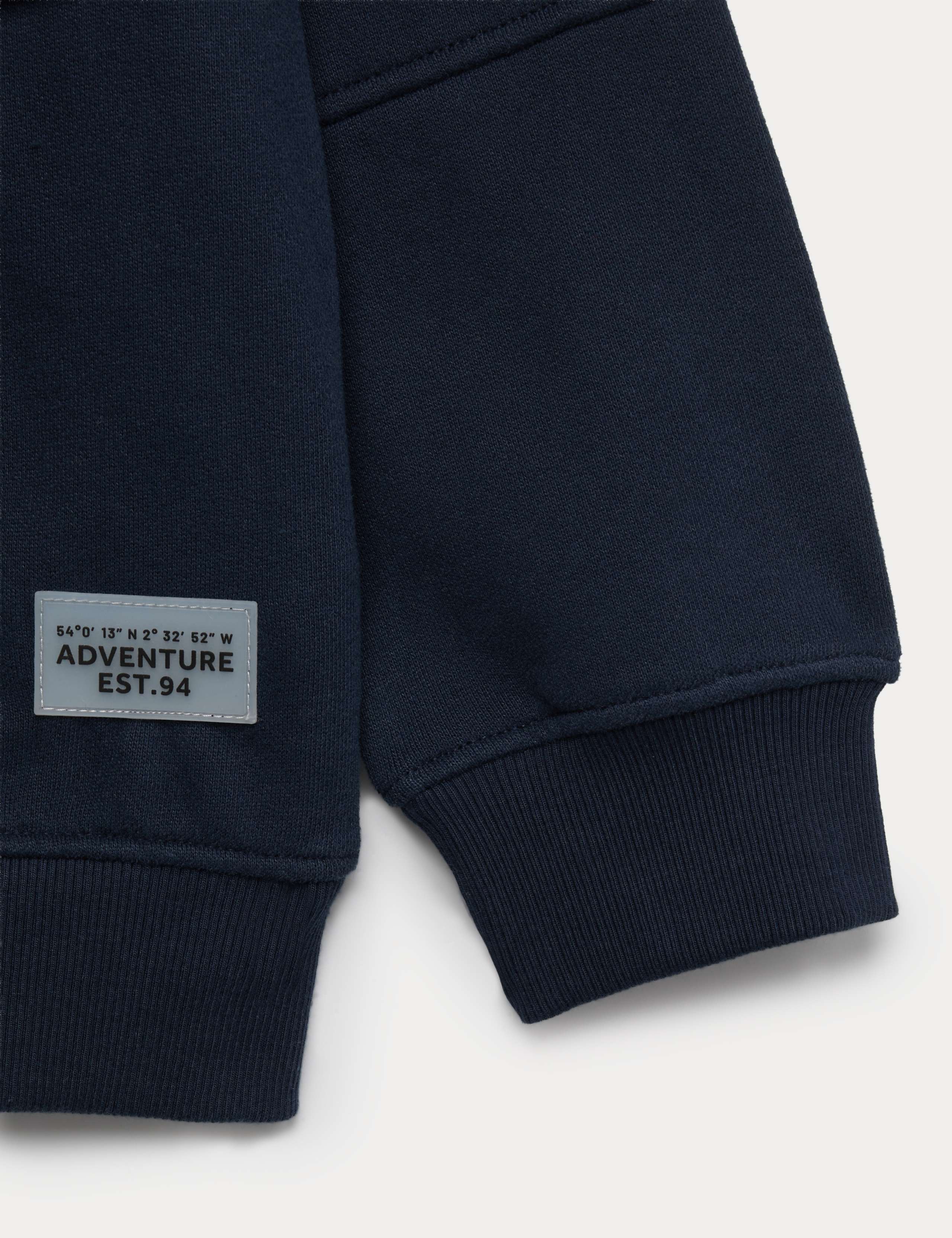 Cotton Rich Zip Hoodie (6-16 Yrs) 3 of 3