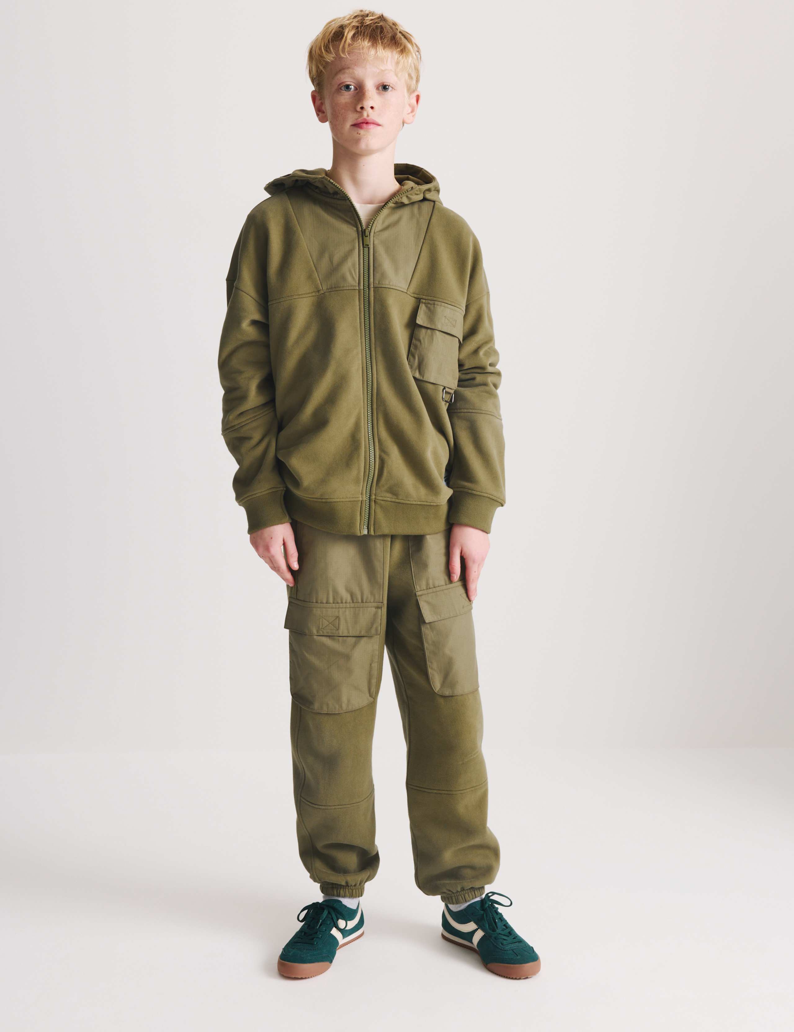 Cotton Rich Zip Hoodie (6-16 Yrs) 3 of 8