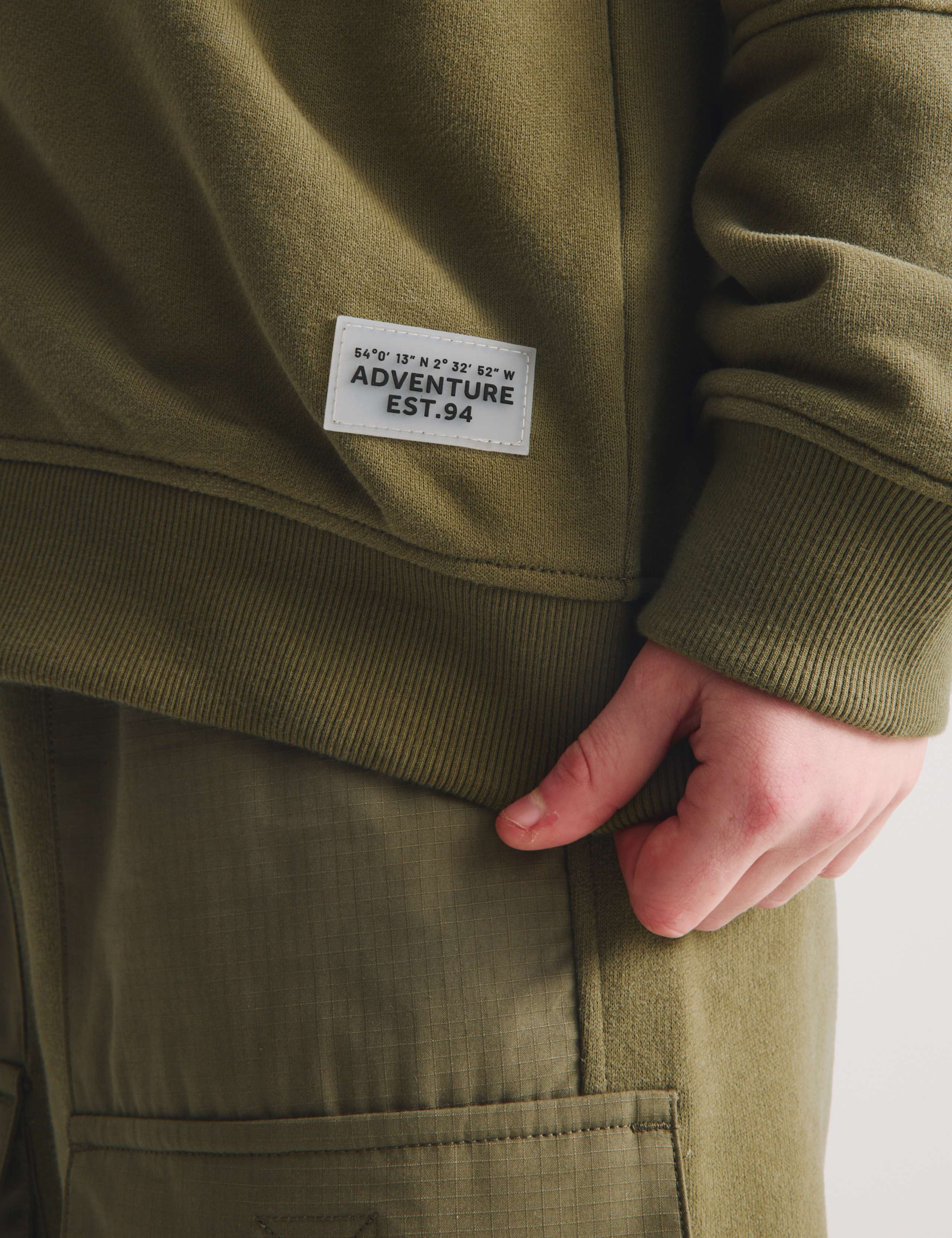 Cotton Rich Zip Hoodie (6-16 Yrs) 7 of 8