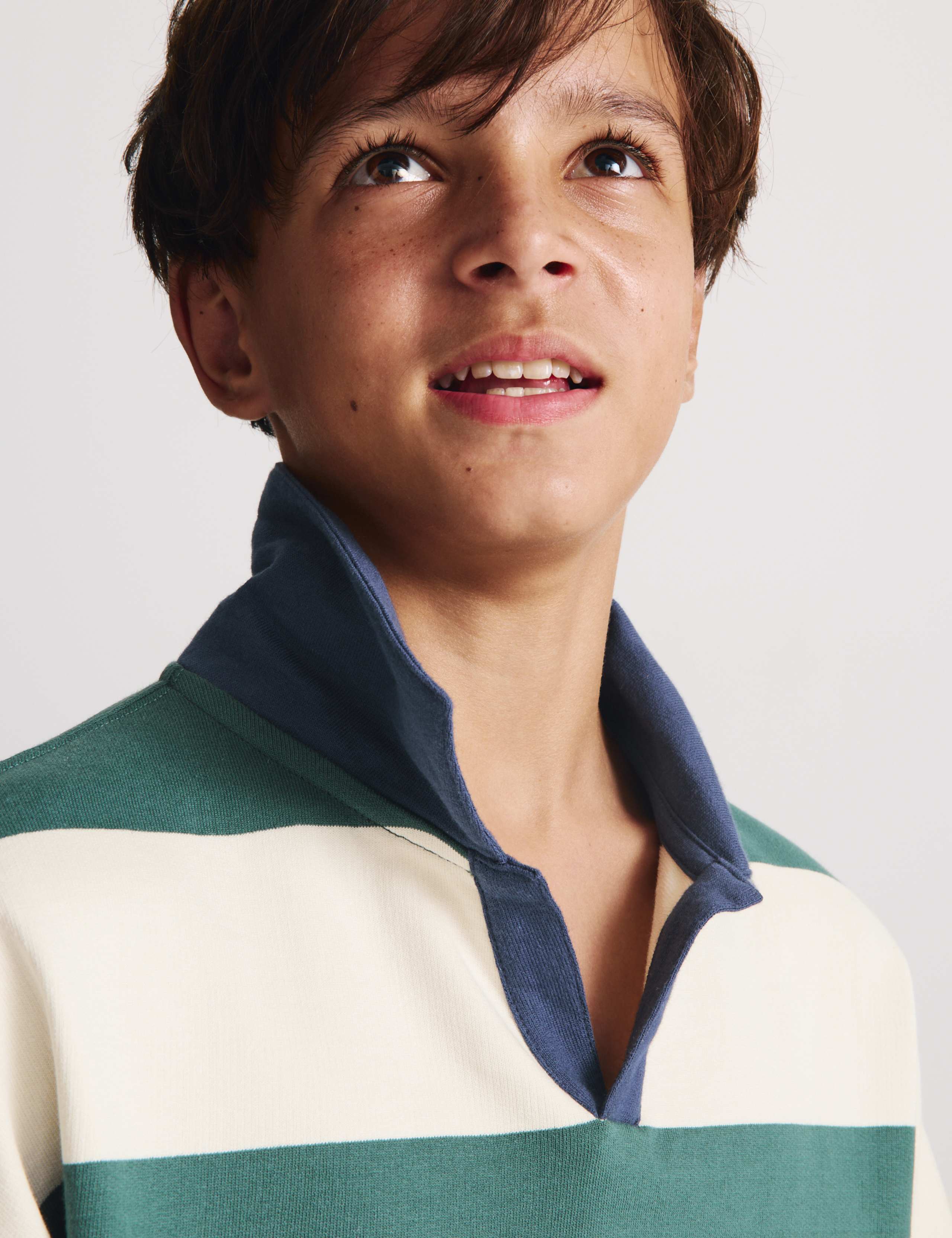 Pure Cotton Rugby Top & Shorts Set (6-16 Yrs) 6 of 7