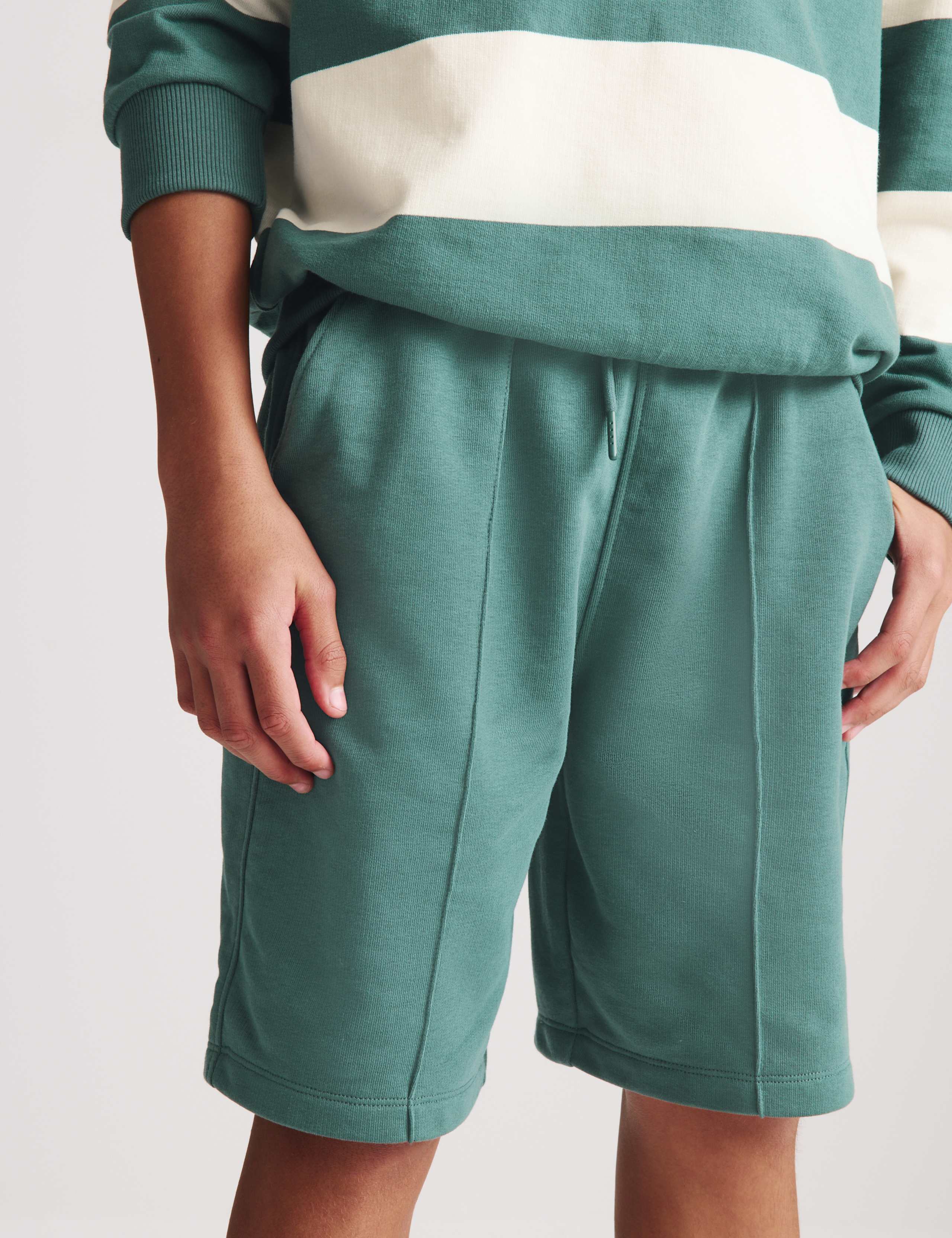 Pure Cotton Rugby Top & Shorts Set (6-16 Yrs) 7 of 7